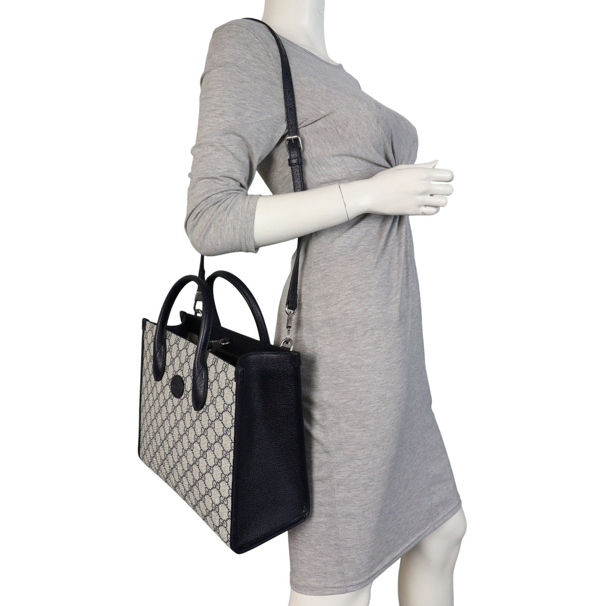 Gucci GG Supreme Interlocking G Tote Small
