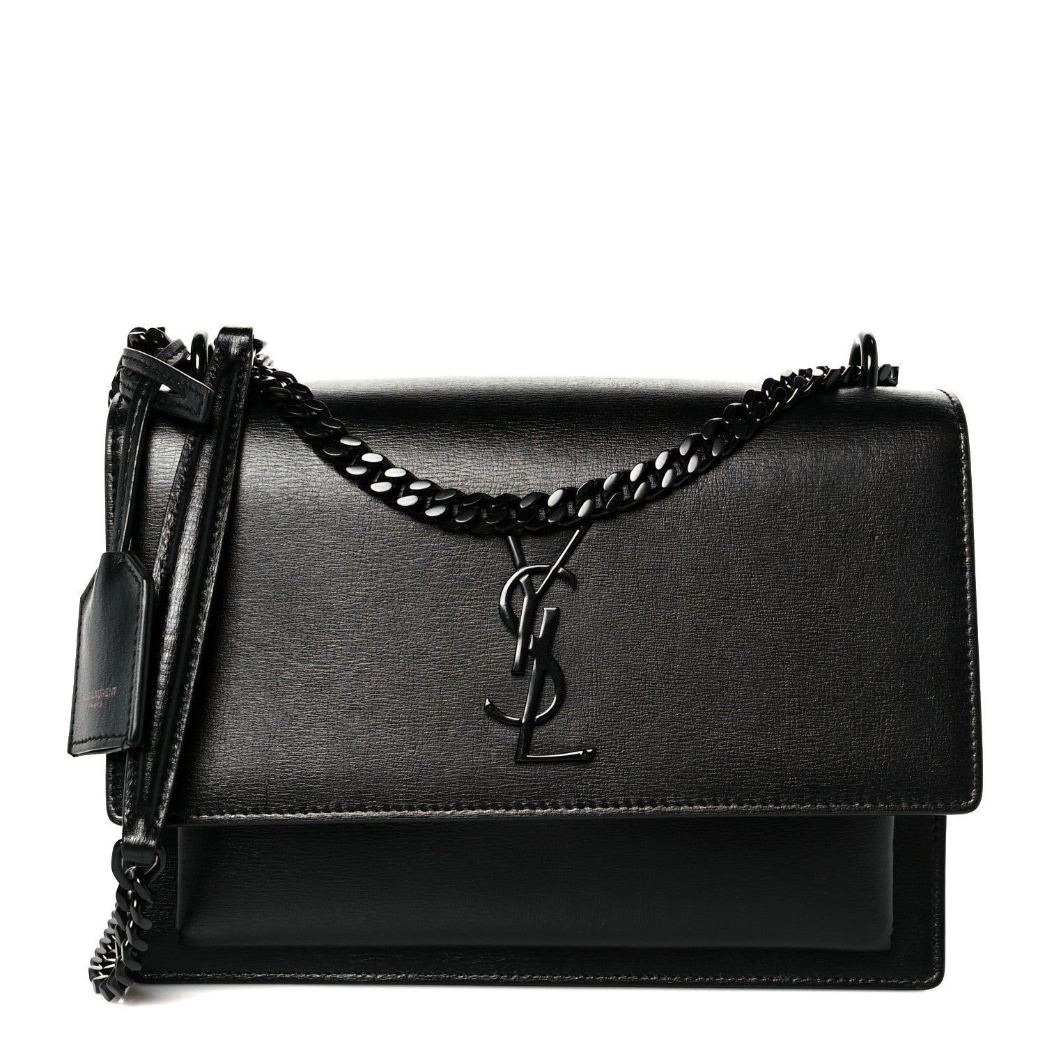 Calfskin Medium Monogram Monochrome Sunset Black
