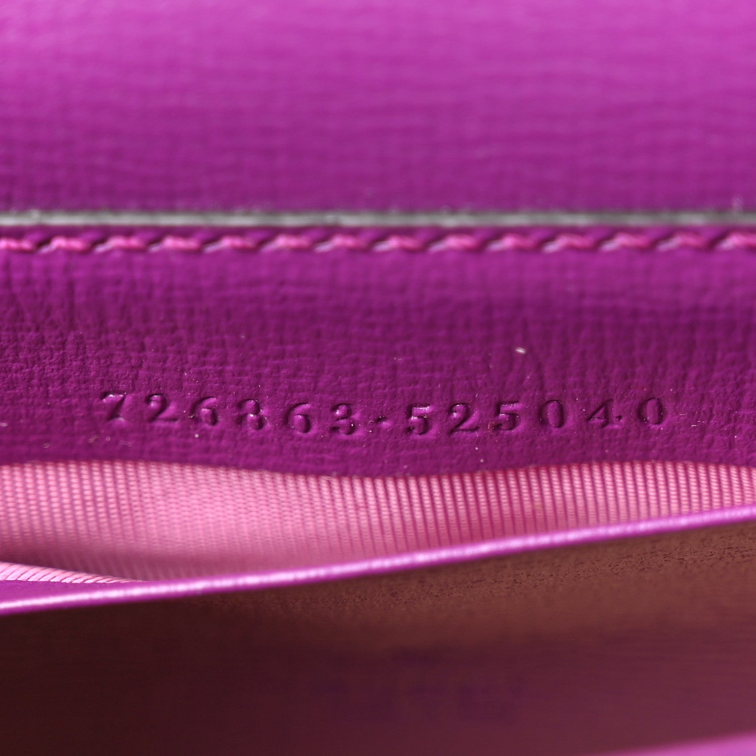 Azalea Calfskin Web Monochrome Horsebit 1955 Wallet On Strap Purple