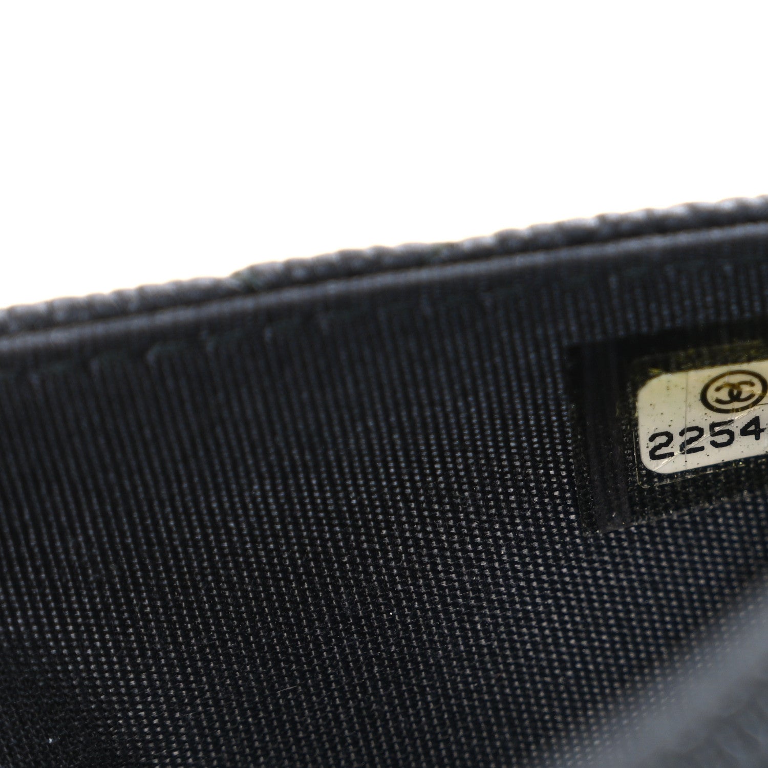 Caviar Quilted Boy Wallet On Chain WOC Black