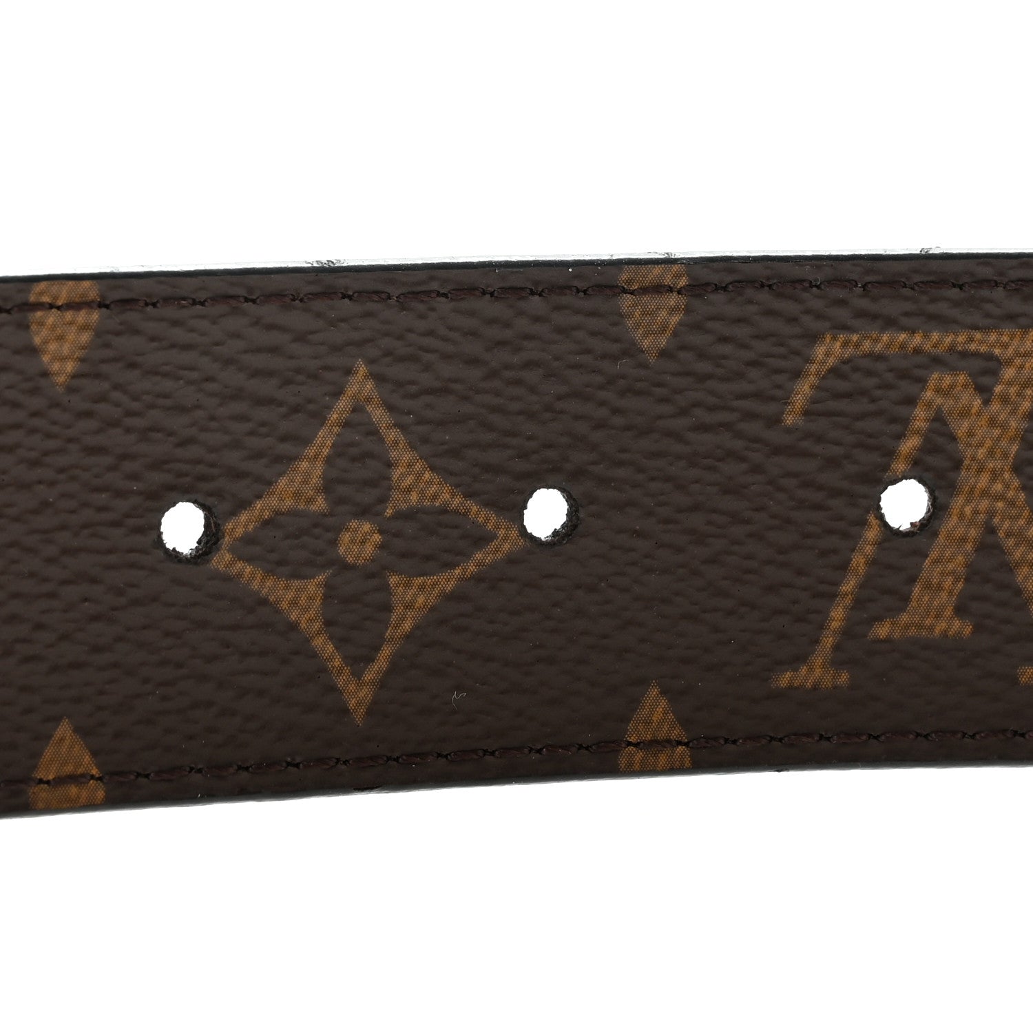 Monogram Epi 35mm LV Circle Reversible Belt 80 32 Black