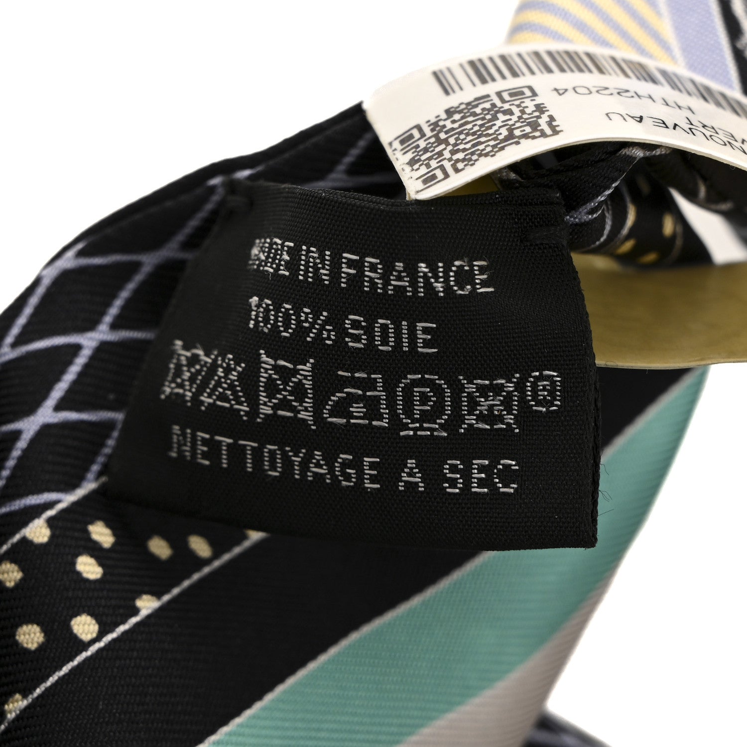 Silk Twilly Grand Theatre Nouveau Black Bleu Vert
