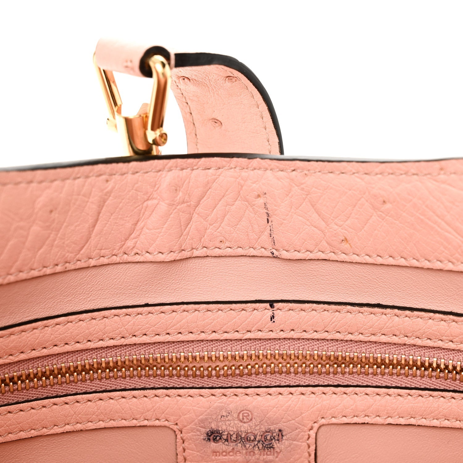 Snakeskin Ostrich Calfskin Small Jackie 1961 Hobo Pink Multicolor
