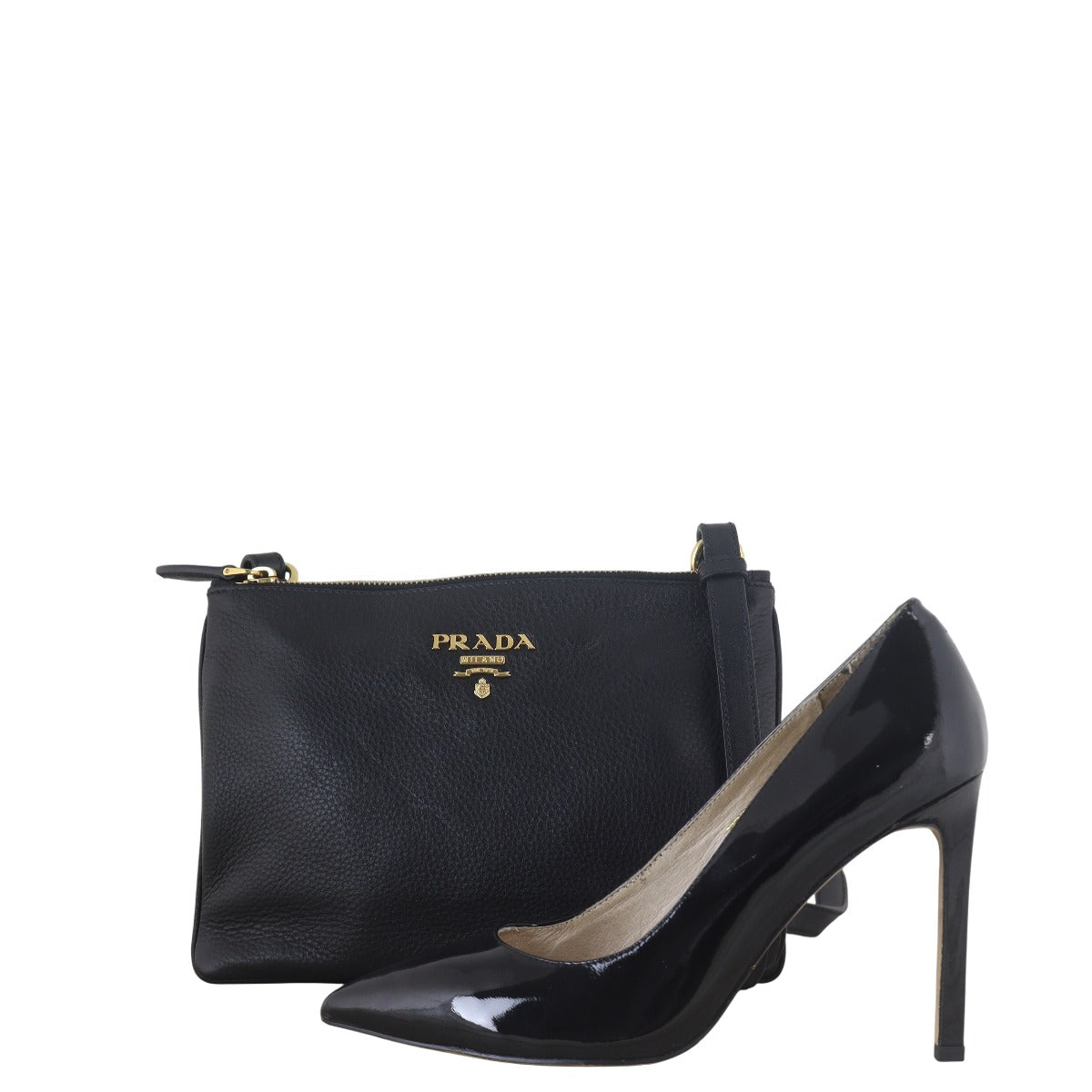 Prada Vitello Phenix Double Zip Bag