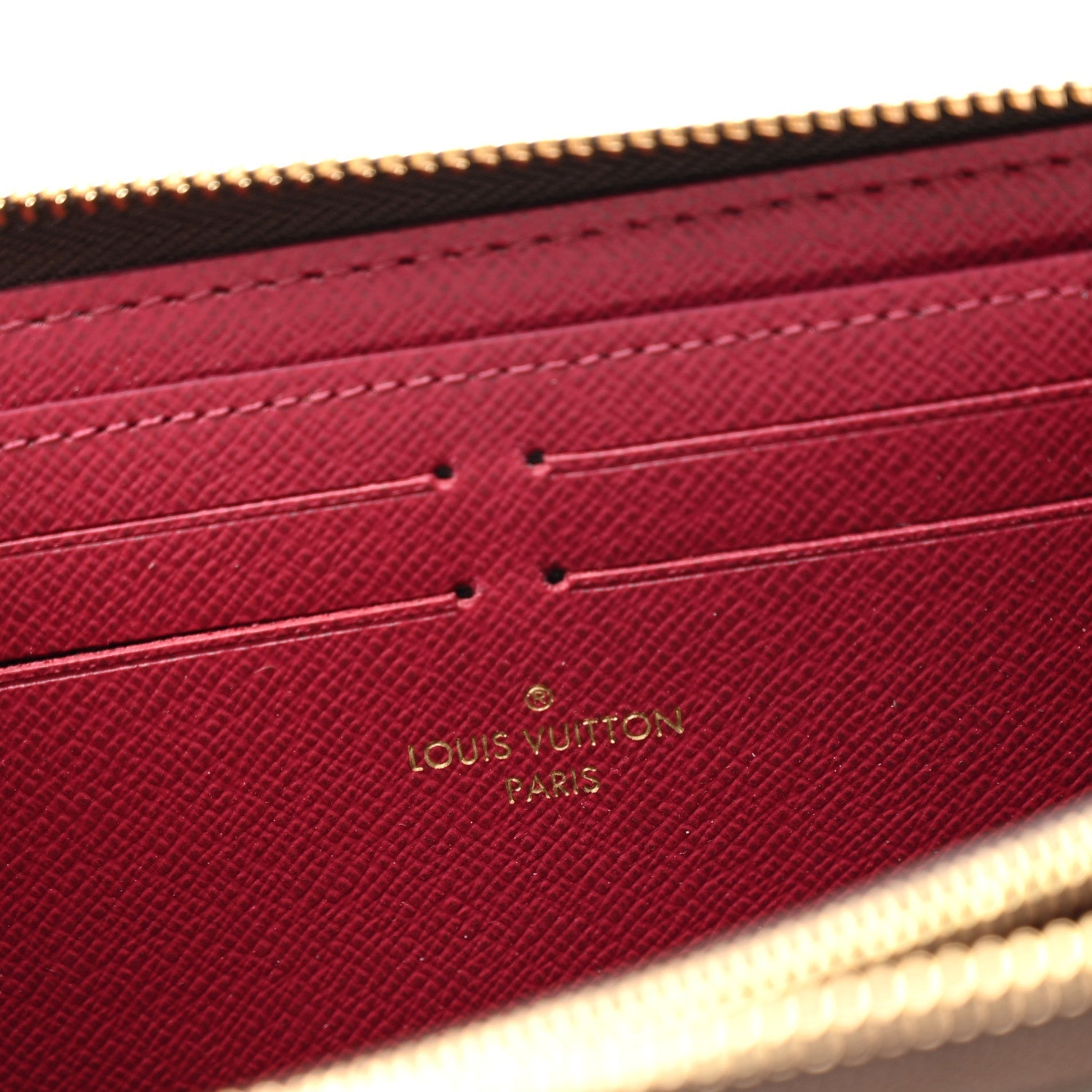 Monogram Clemence Wallet Fuchsia