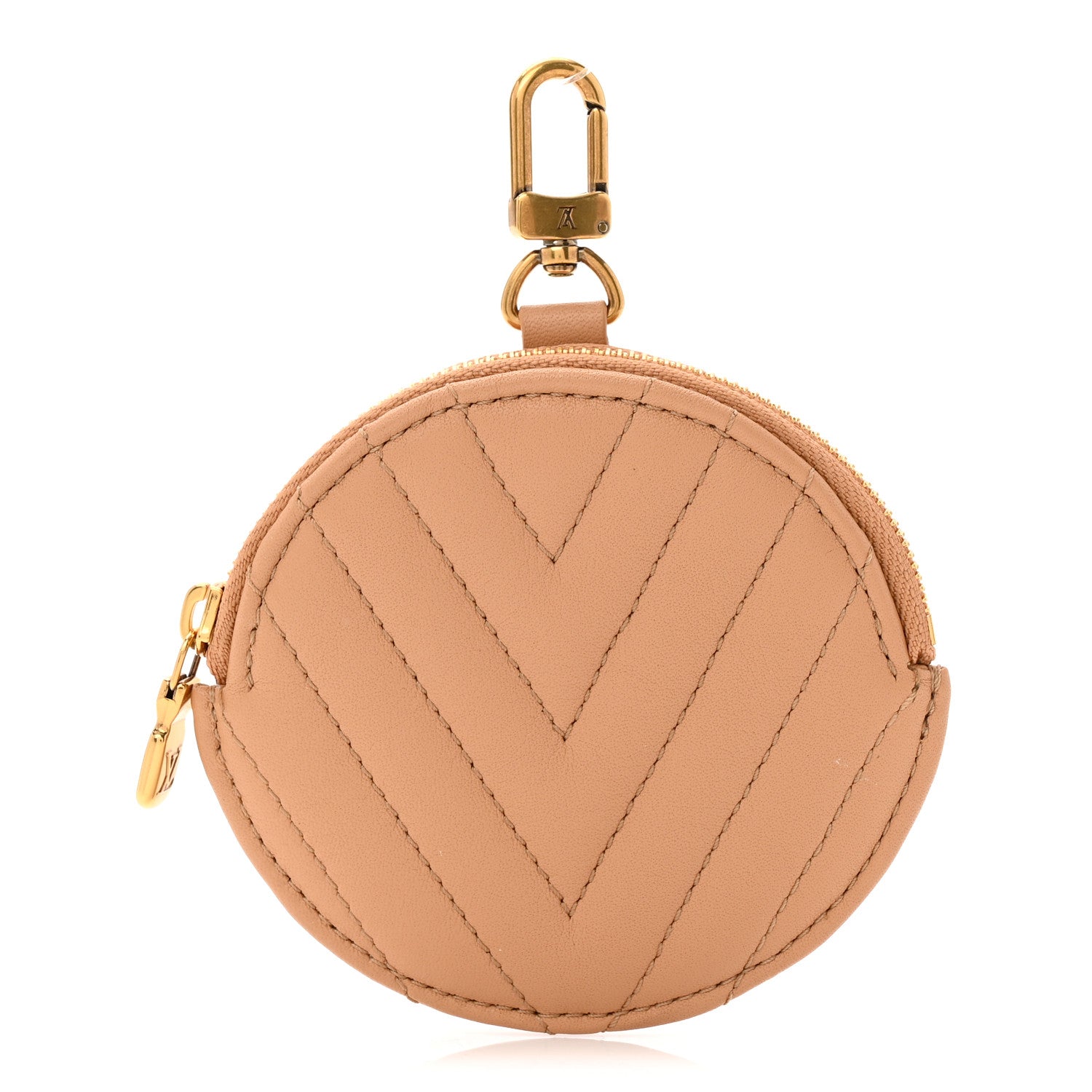 Calfskin New Wave Multi Pochette Round Coin Purse Arizona
