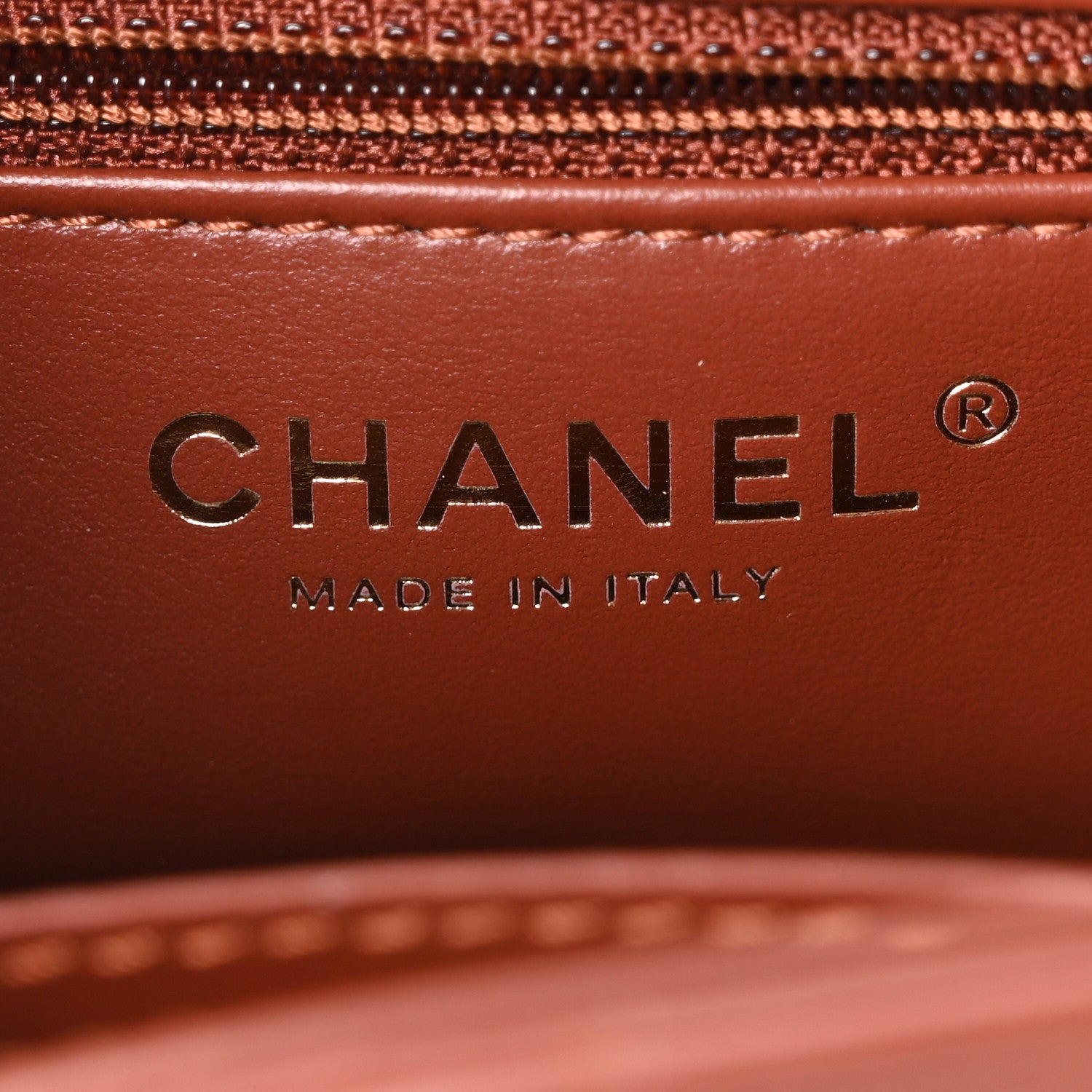 Shiny Aged Calfskin Quilted Nano Kelly Shopper Brown