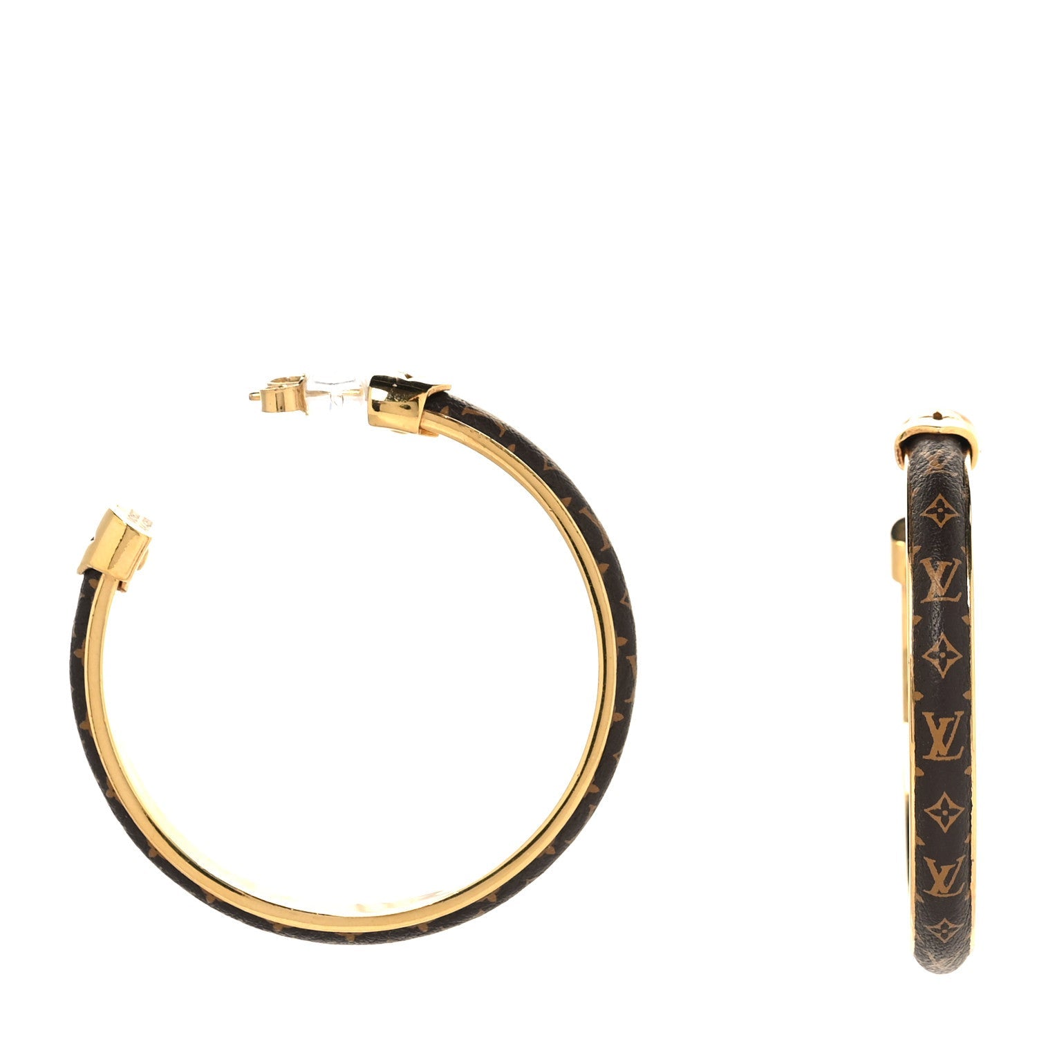 Monogram Hoop Earrings