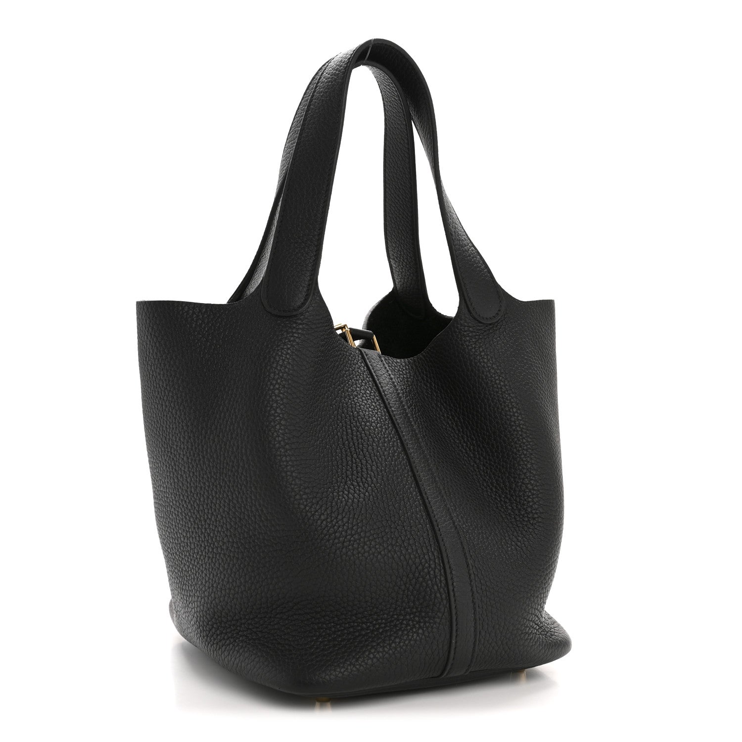 Taurillon Clemence Picotin Lock 22 MM Black