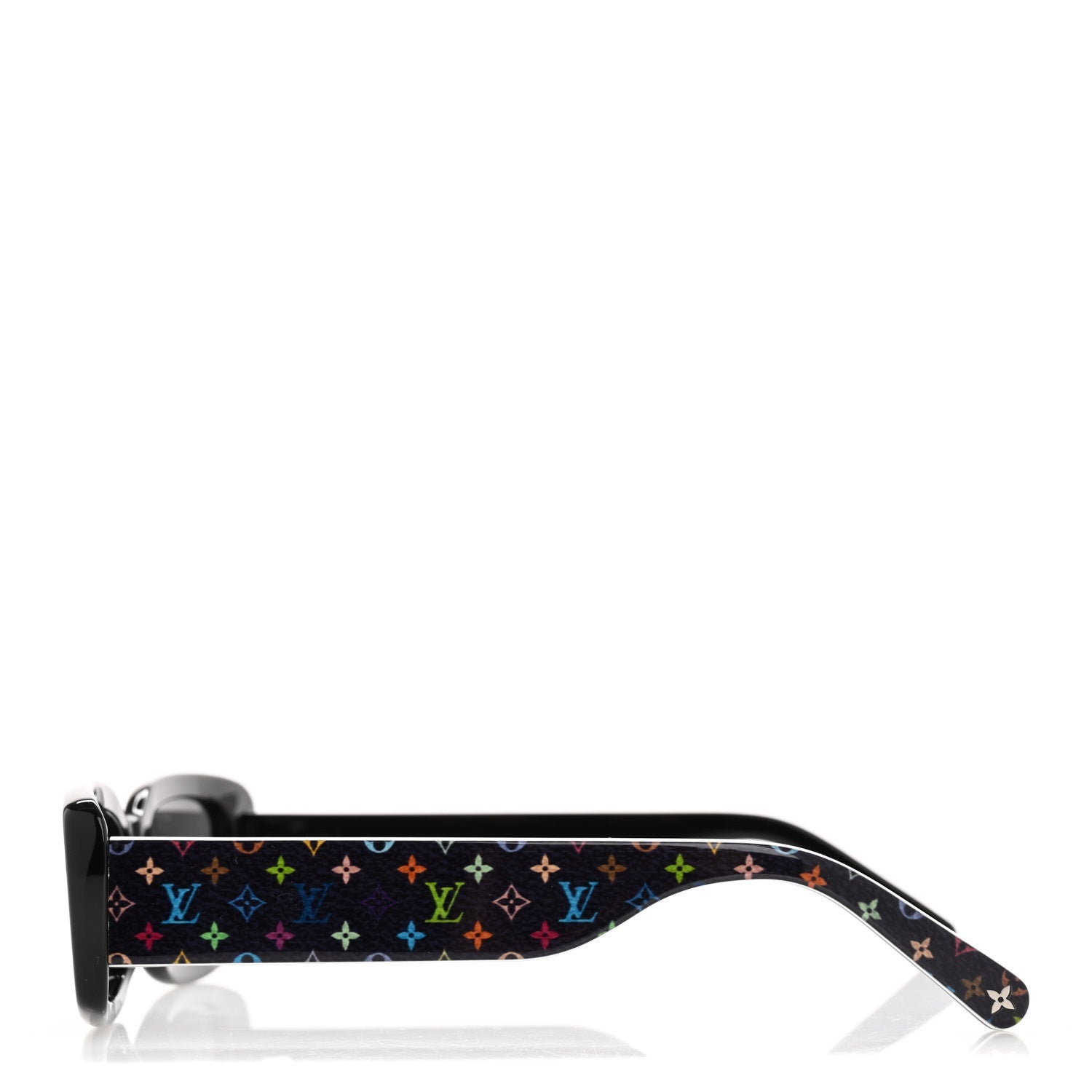 LV X TM Acetate Monogram Multicolor Sunglasses Z2709W Black