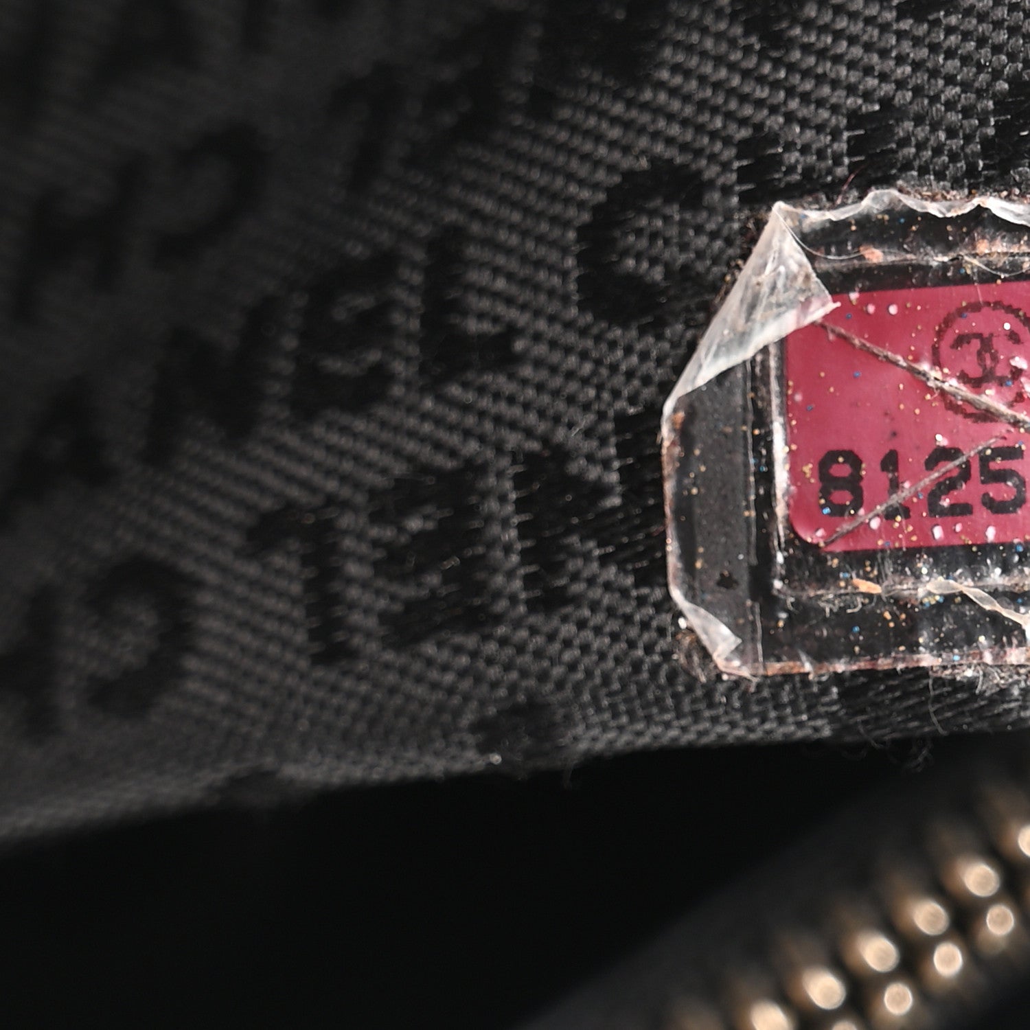 Needlepoint Precious Symbols Shoulder Bag Black