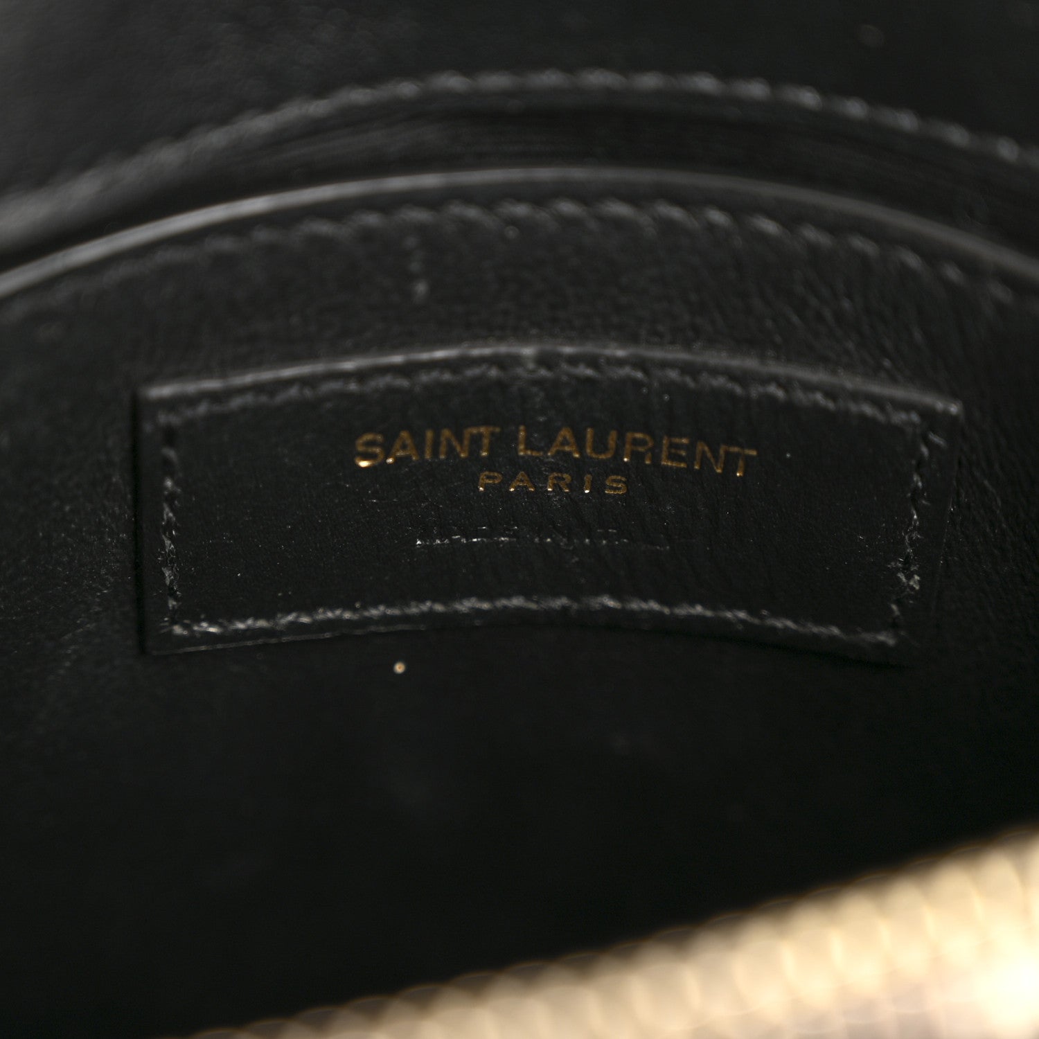 Calfskin Y Quilted Monogram Small Loulou Chain Satchel Black