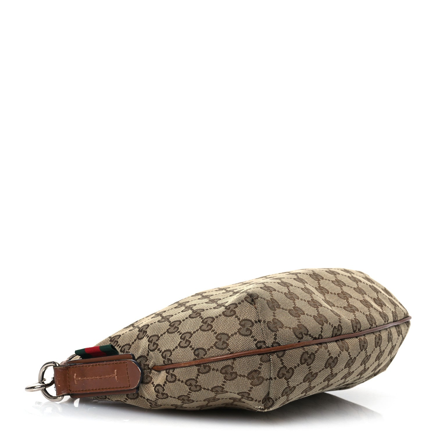 Monogram Medium Half Moon Hobo Brown