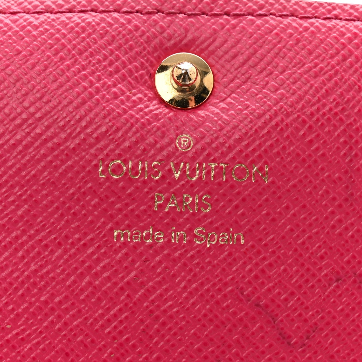 Monogram Bloom Flower Emilie Wallet Fuchsia