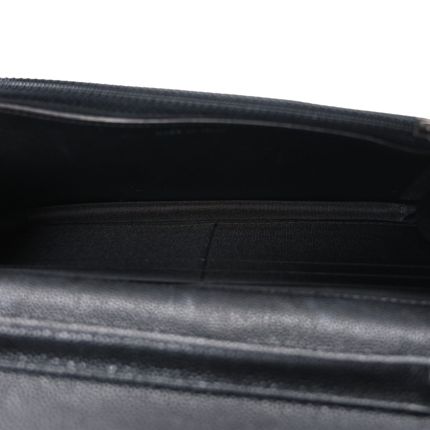 Caviar Quilted Boy Wallet On Chain WOC Black