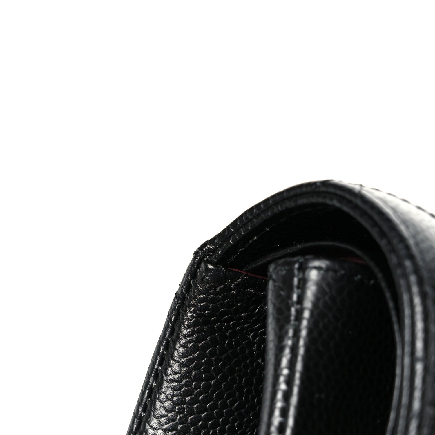 Caviar Quilted Maxi Double Flap Black