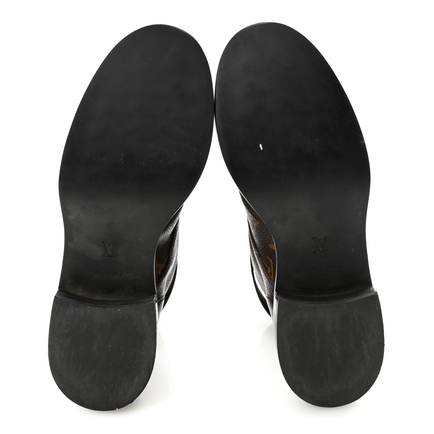 Calfskin Monogram Wonderland Flat Ranger Boots 40 Black