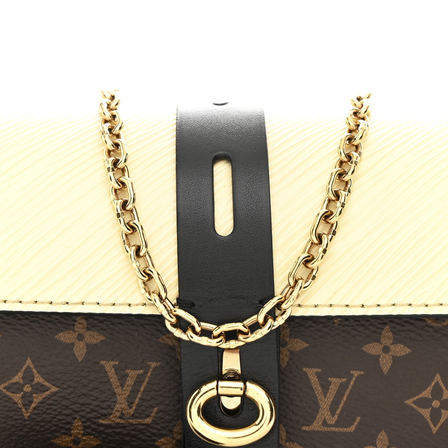 Epi Monogram Glasses Case White
