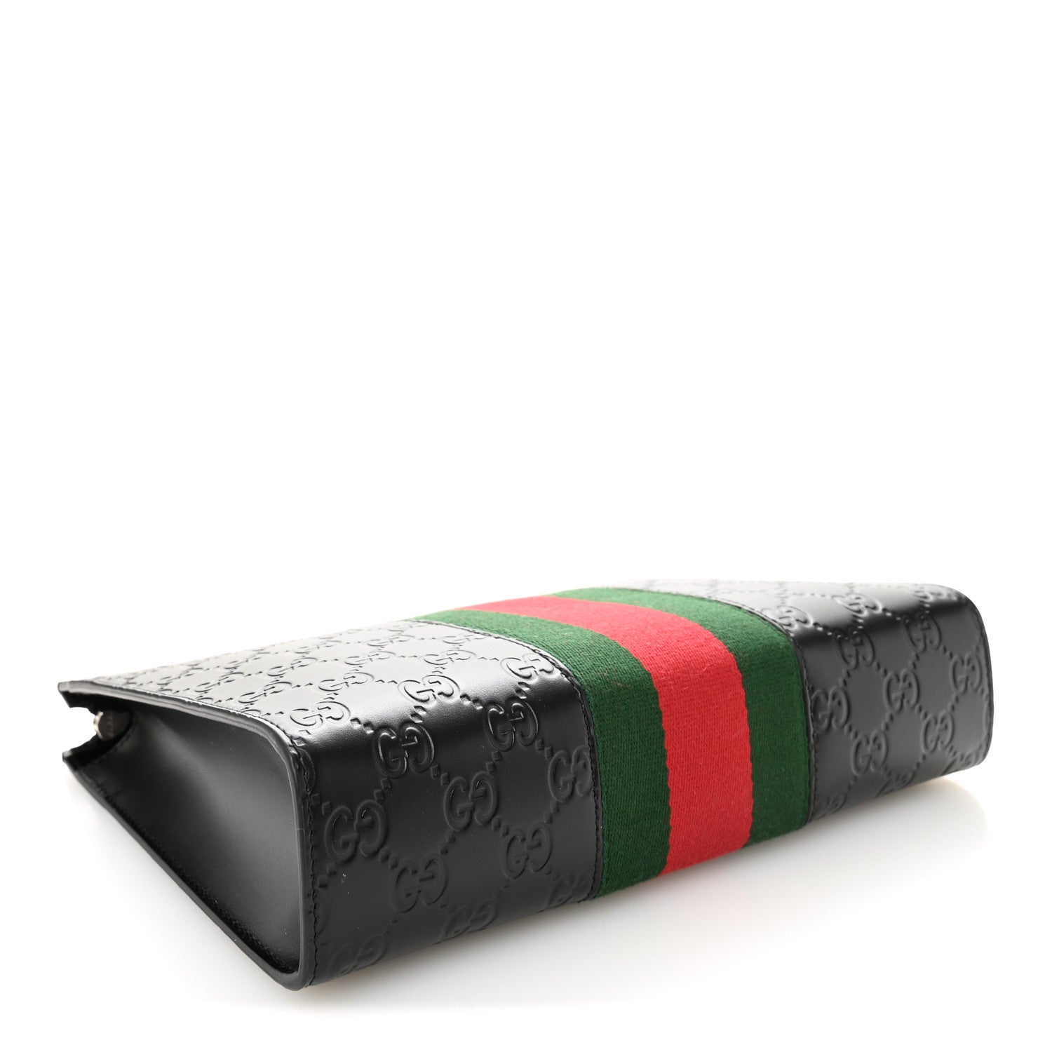 Guccissima Signature Web New Web Cosmetic Case Black