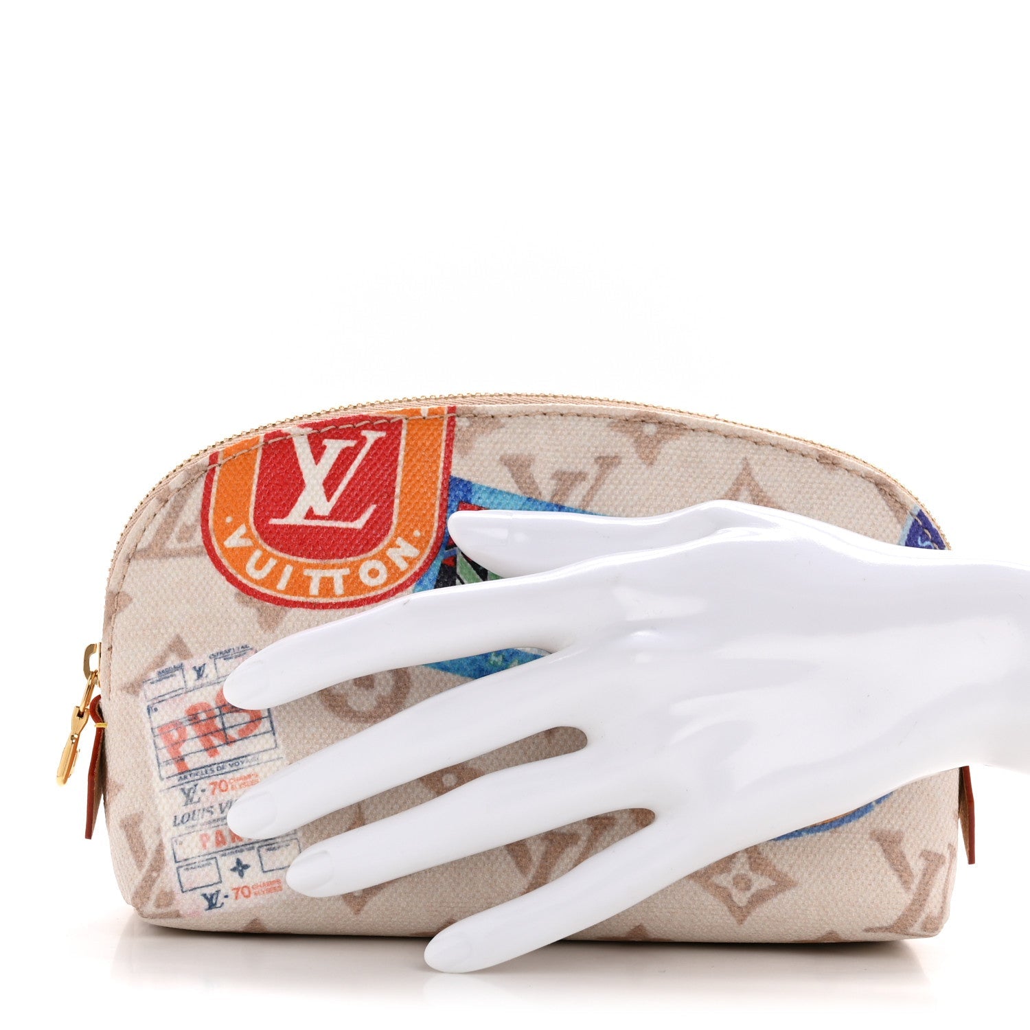 Monogram Flight Mode Cosmetic Pouch Dune