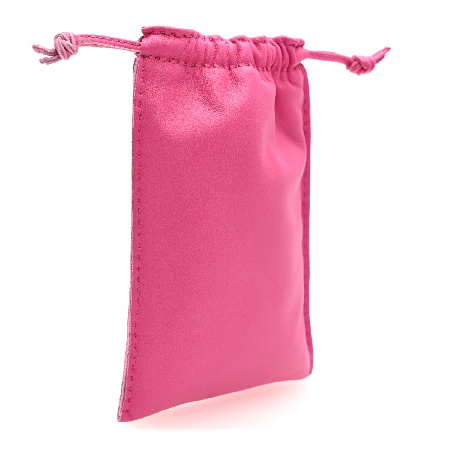 Milo Lambskin Pilo Pouch  Rose Mexico