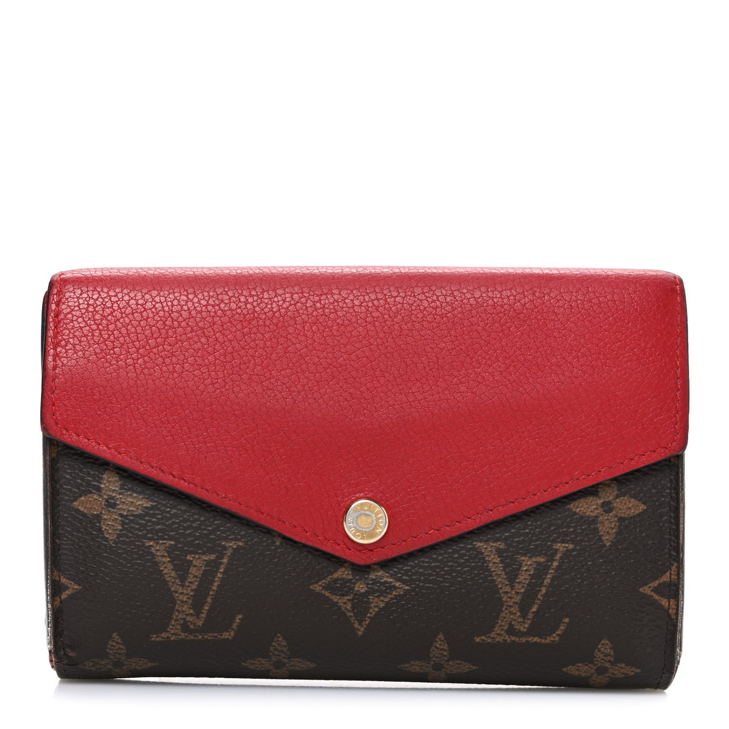 Monogram Pallas Compact Wallet Cherry