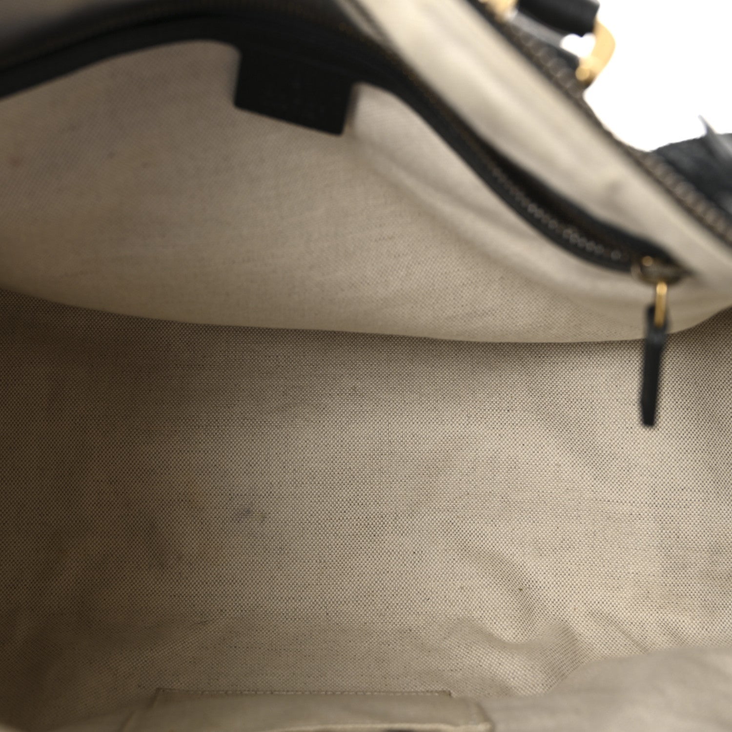 Suede Daino Textured Dollar Calfskin Web Medium Duffle Bag Black