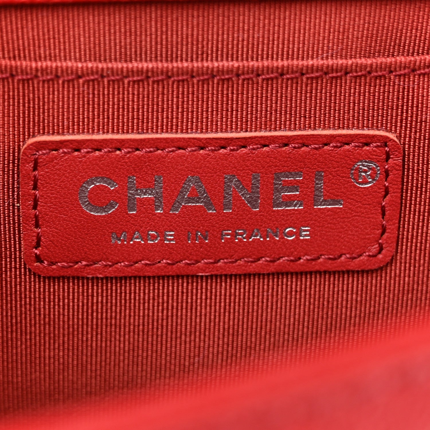 Calfskin Quilted Medium Top Handle Boy Flap Red