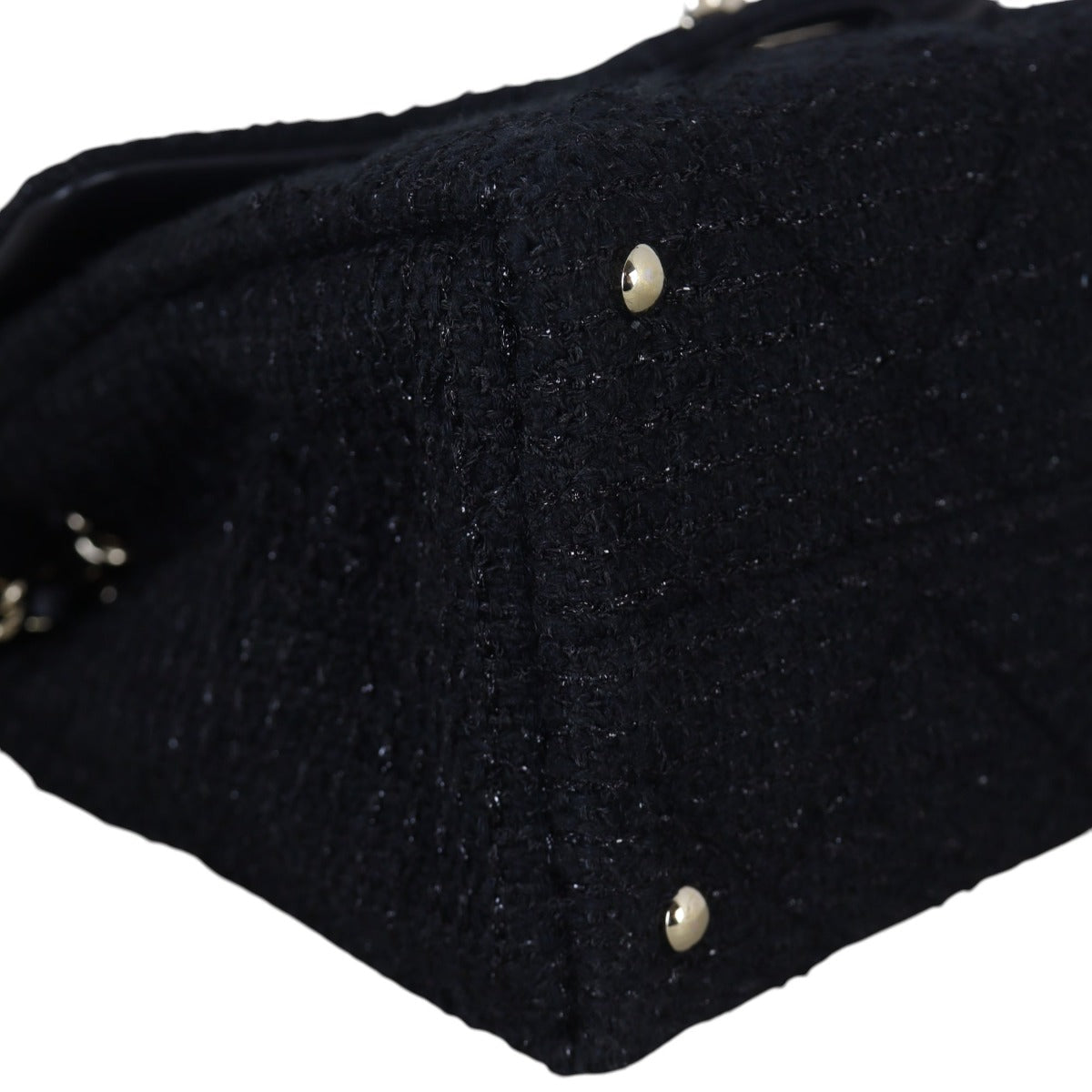 Chanel Top Handle Flap Tweed