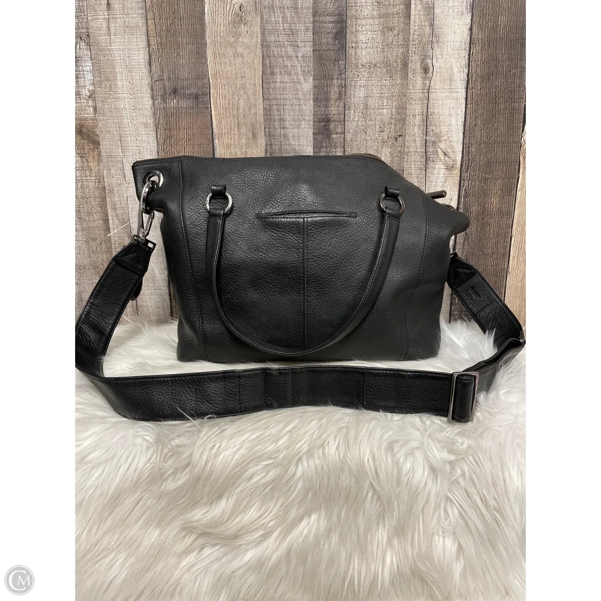 Handbag Leather By Hammitt, Size: Medium