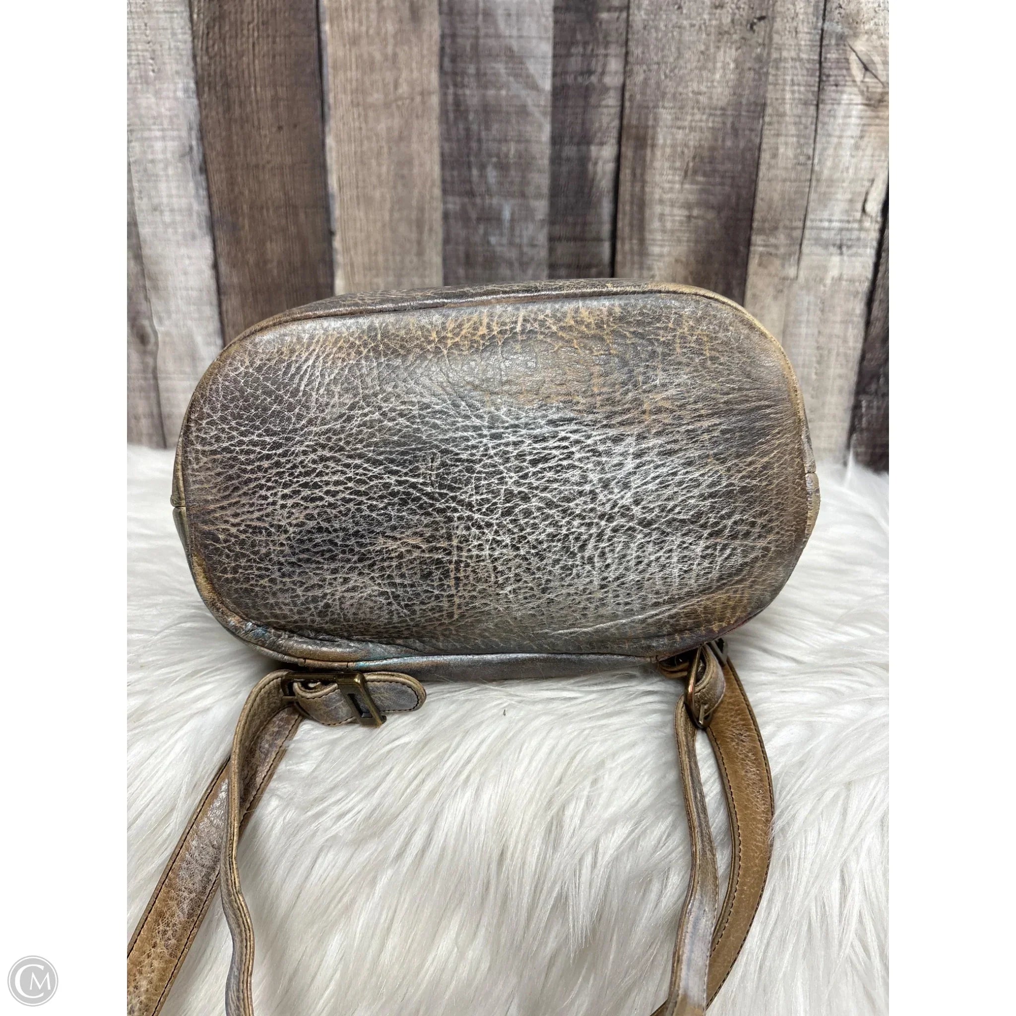 Backpack Leather By Cmb, Size: Medium