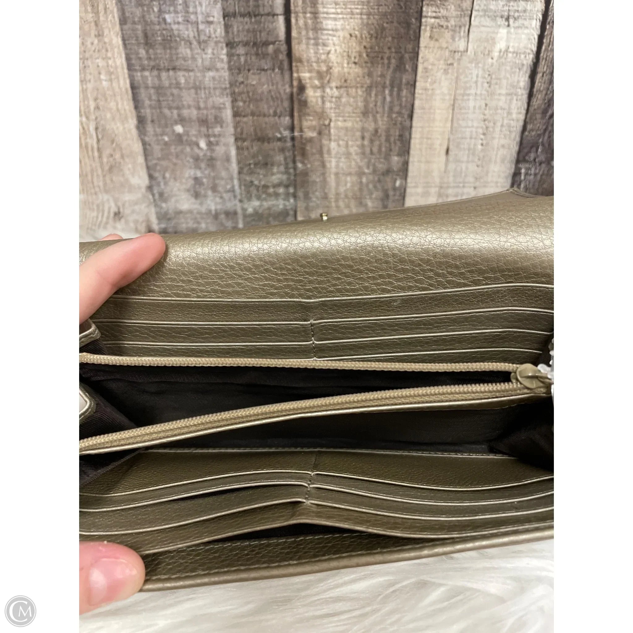 Wallet Luxury Designer By Gucci, Size: Large