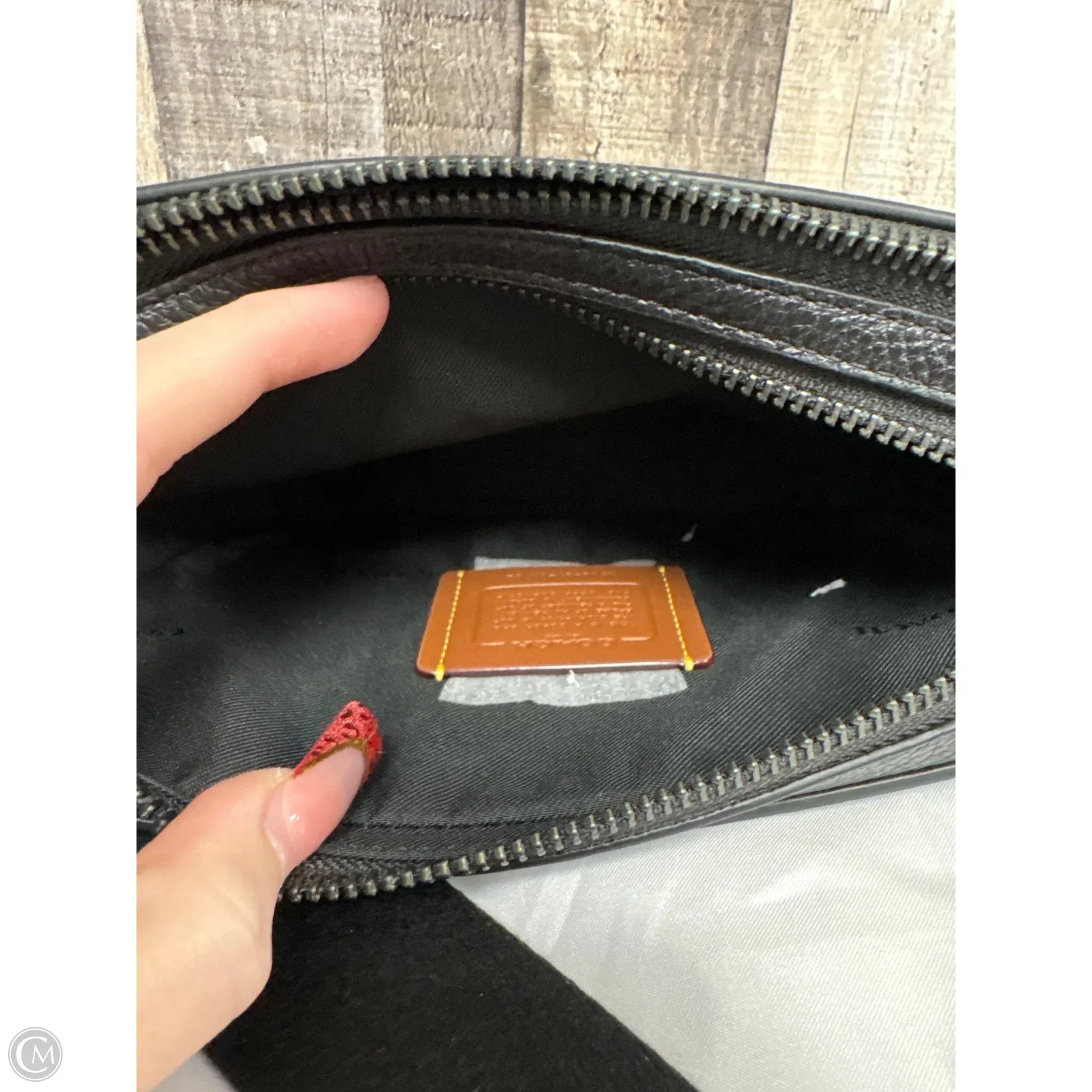 Crossbody Designer By Coach, Size: Medium
