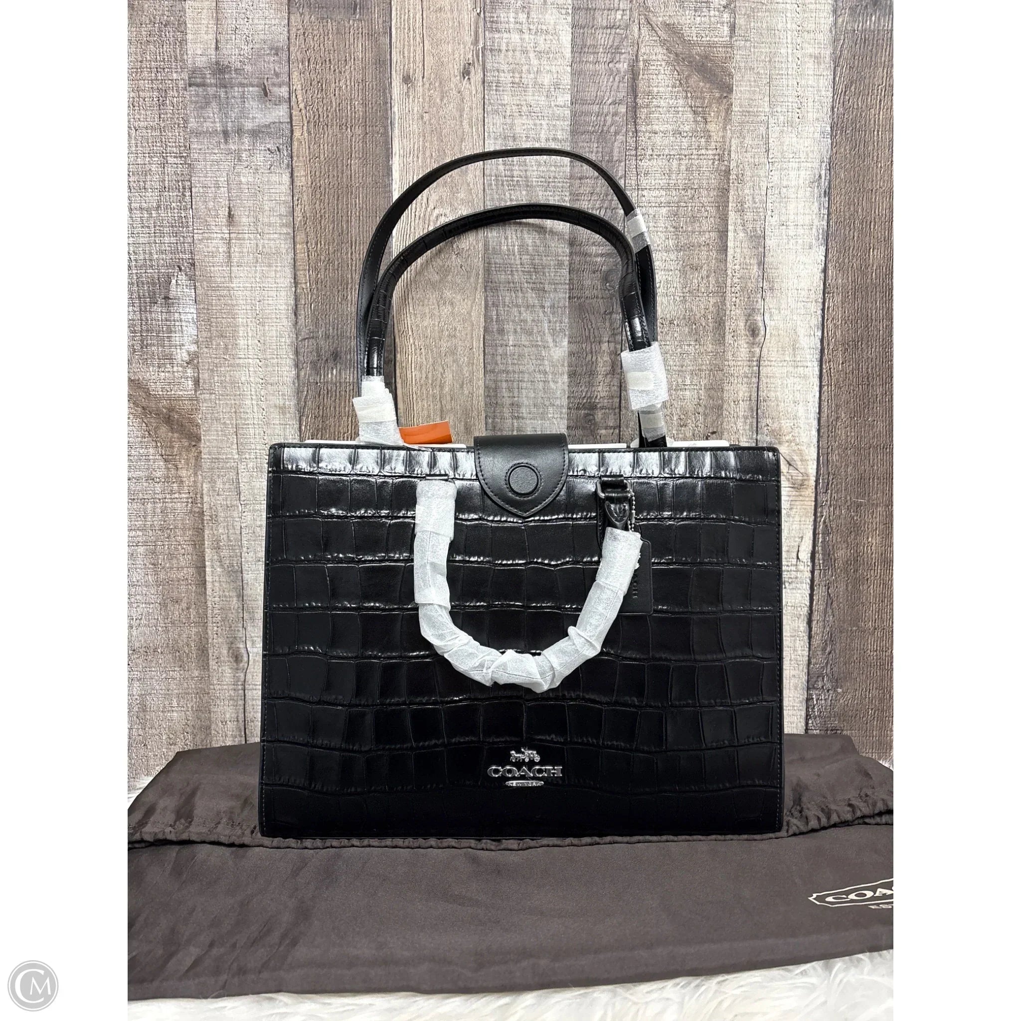 Tote Designer By Coach, Size: Large