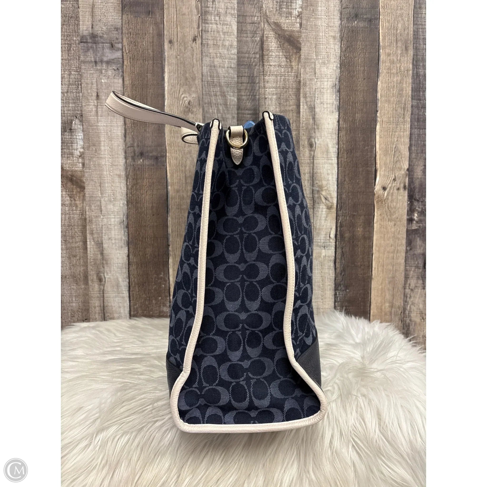 Tote Designer By Coach, Size: Large