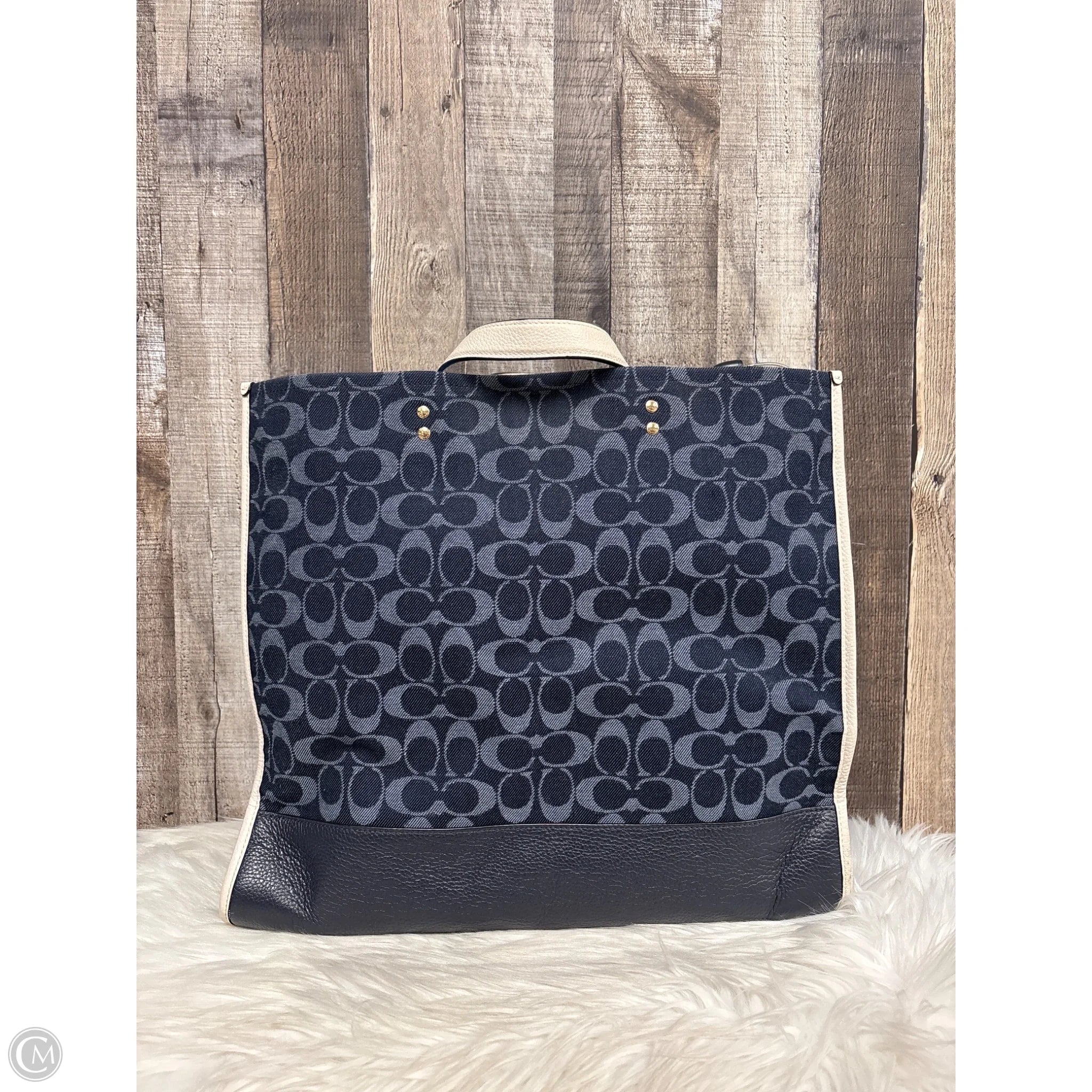 Tote Designer By Coach, Size: Large