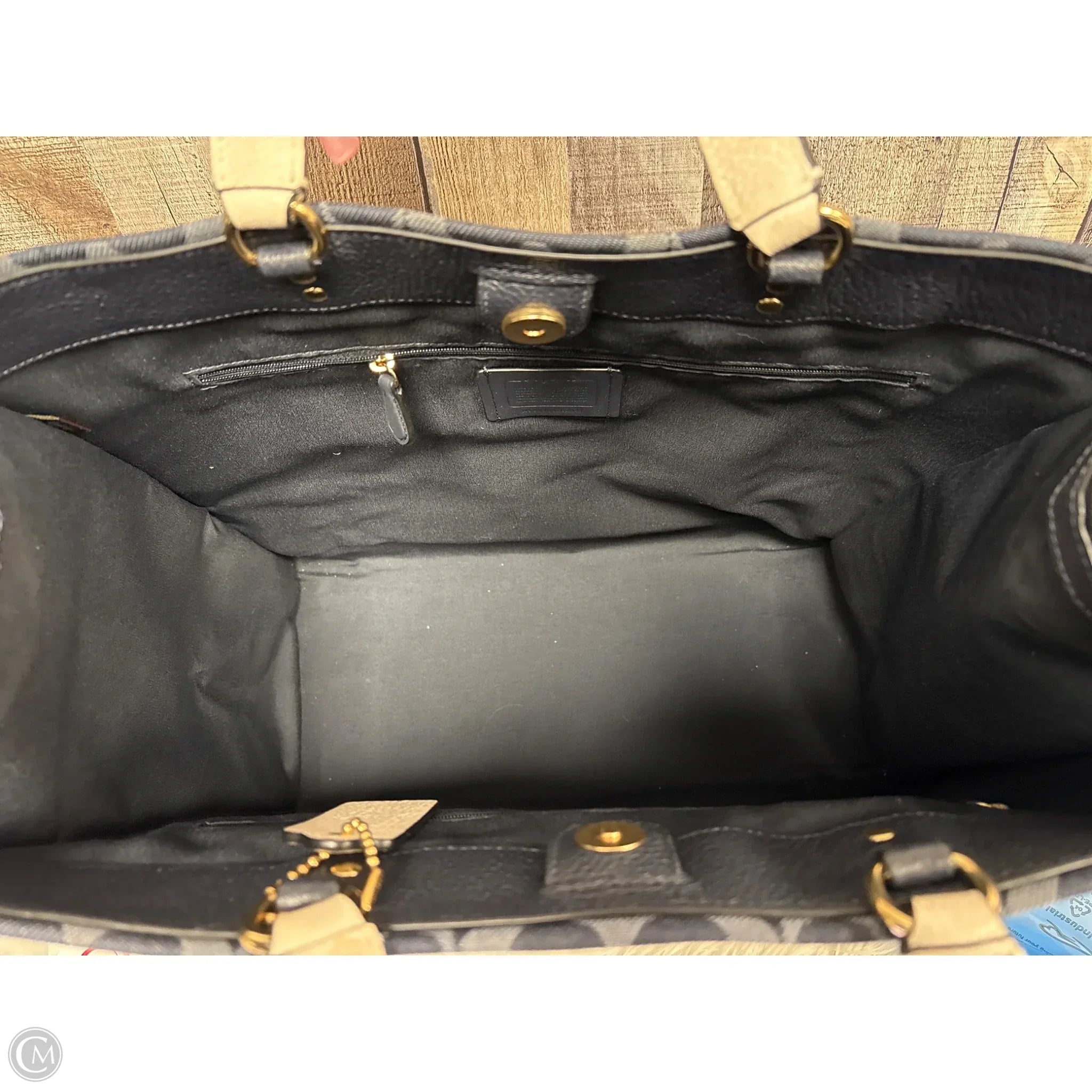 Tote Designer By Coach, Size: Large