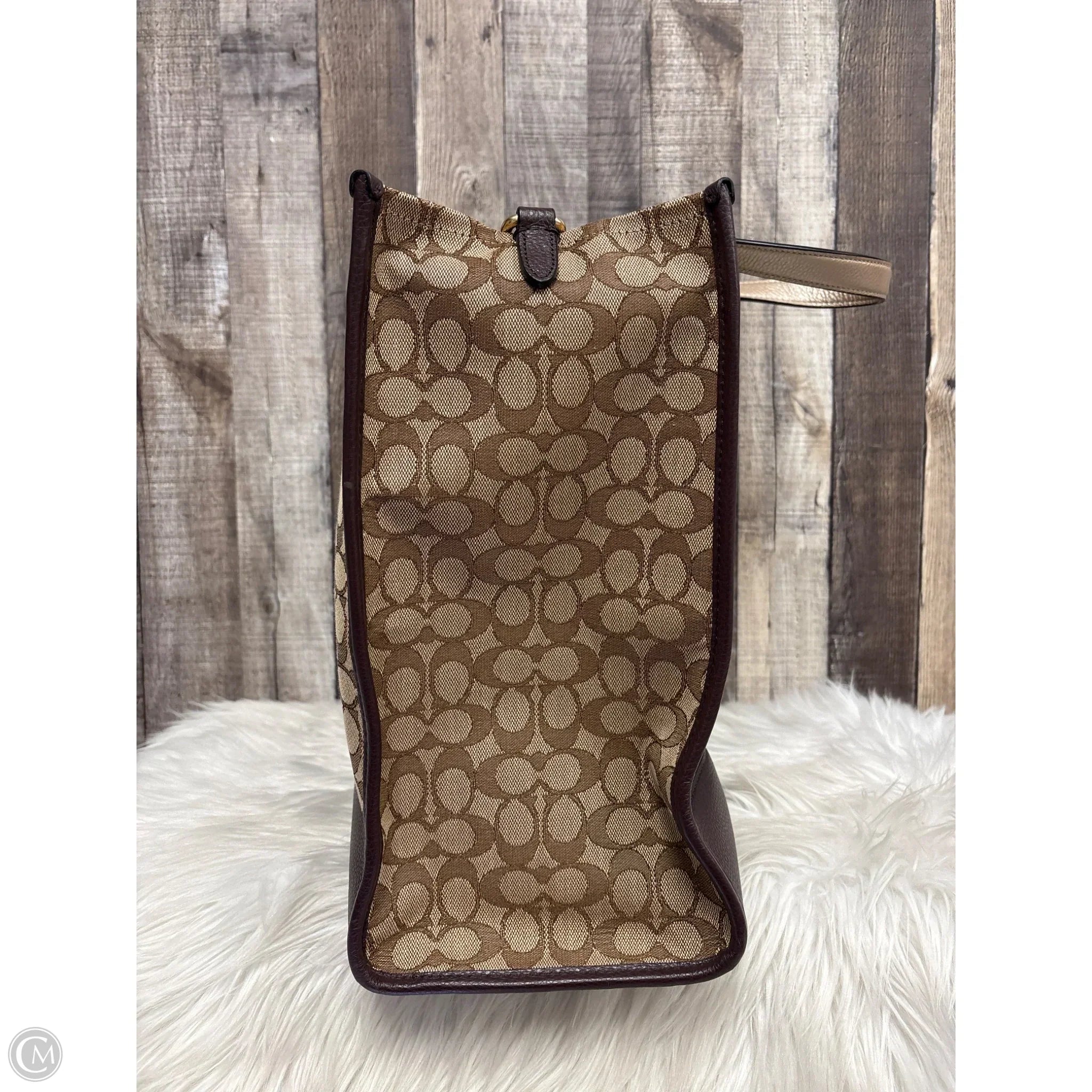 Tote Designer By Coach, Size: Large