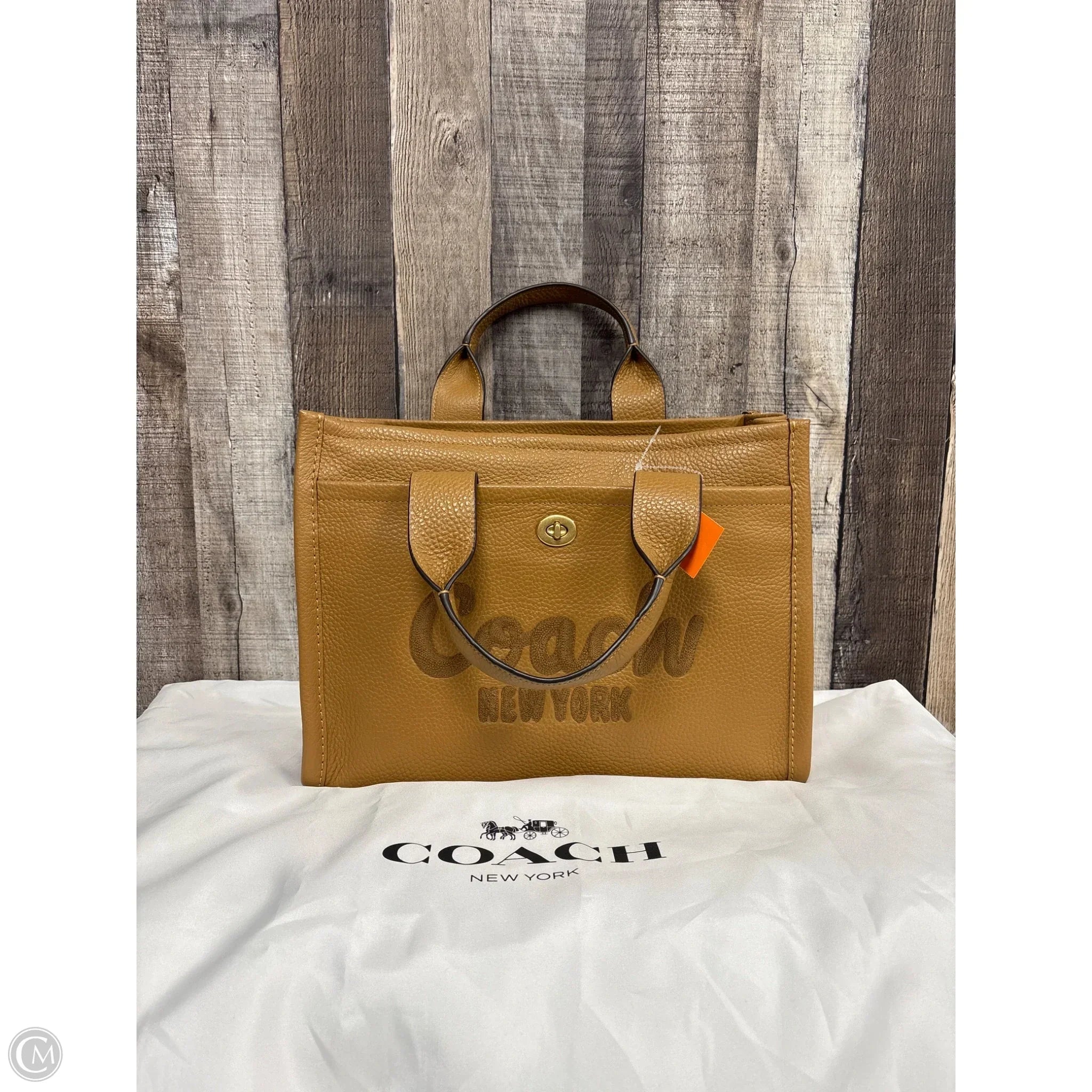 Tote Designer By Coach, Size: Medium