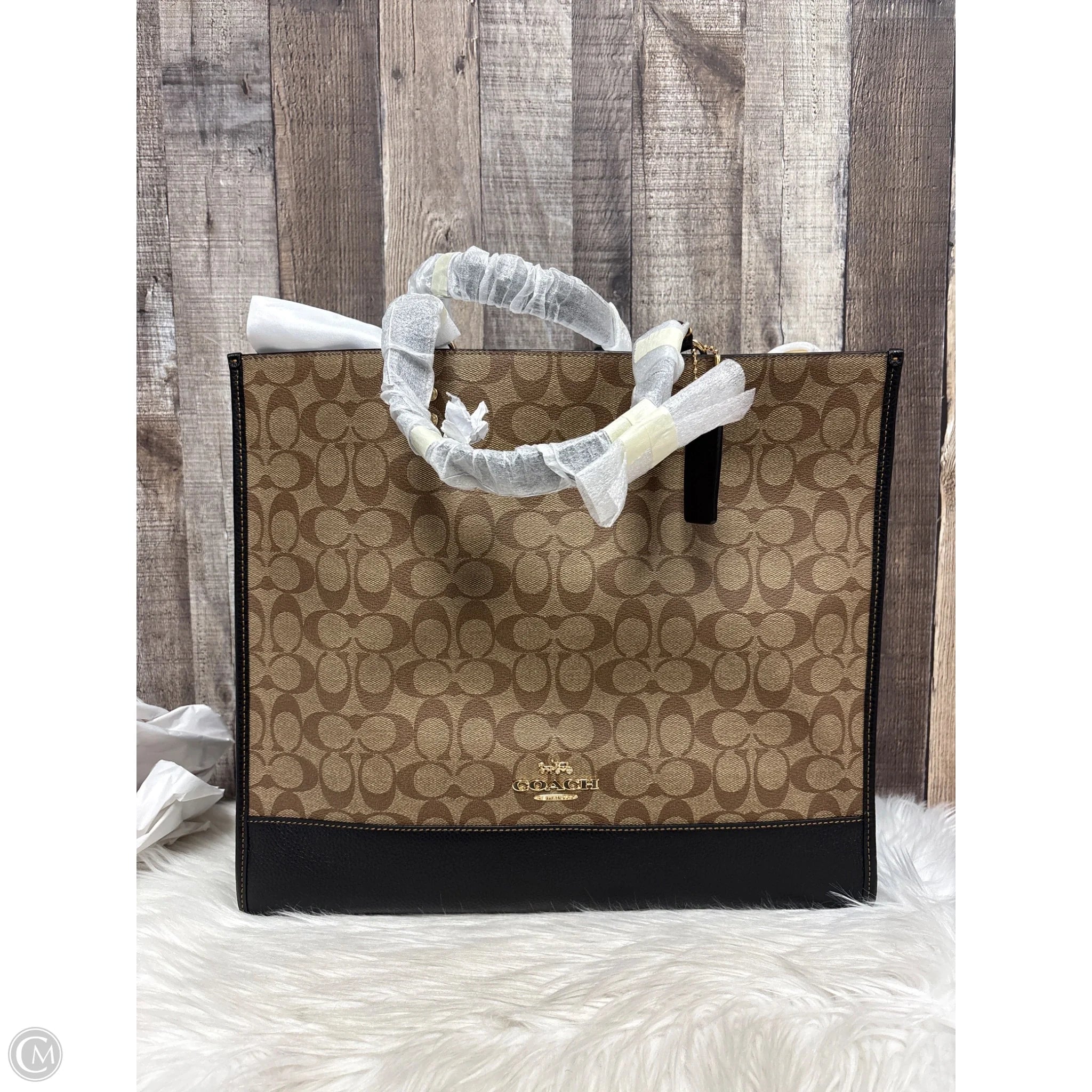 Tote Designer By Coach, Size: Large
