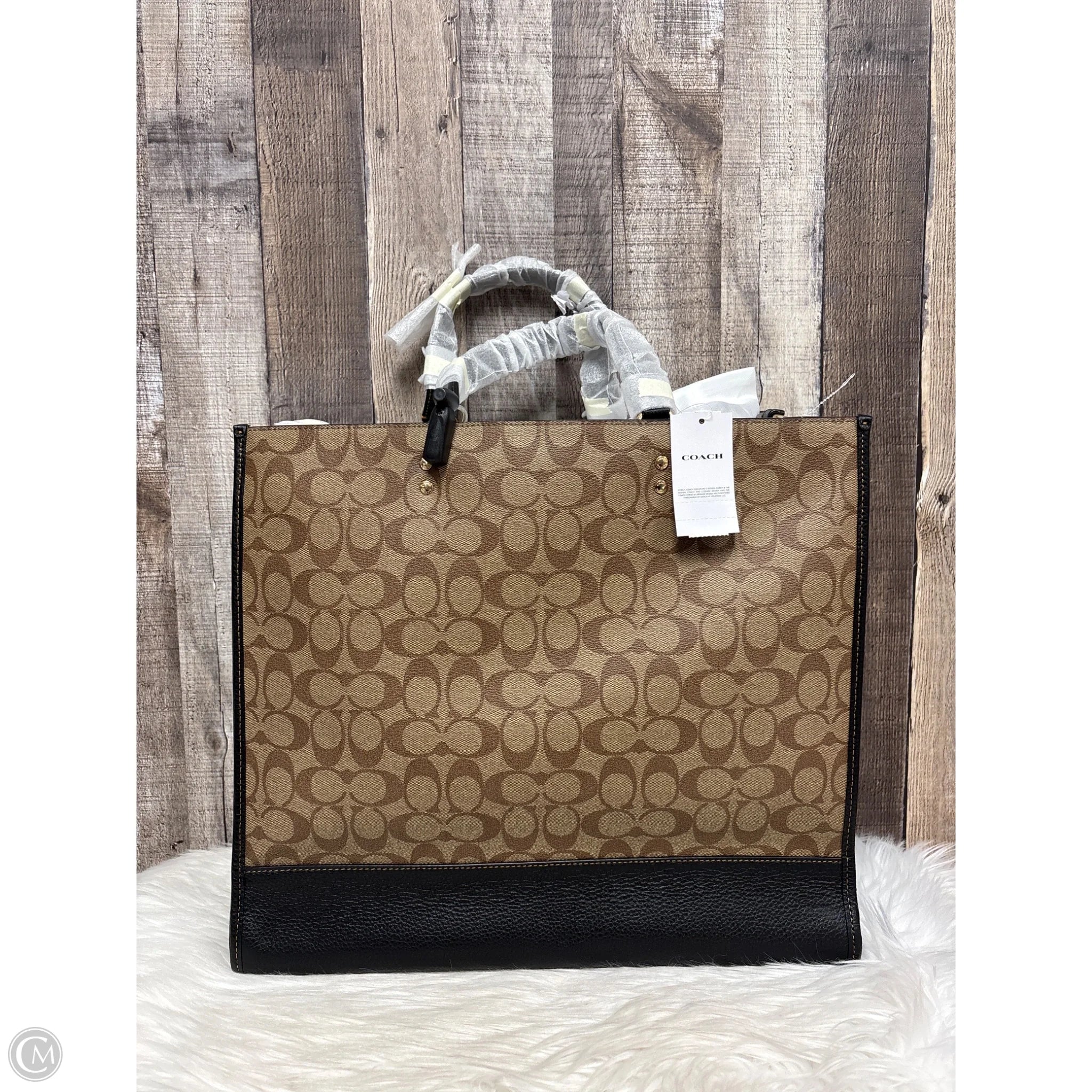 Tote Designer By Coach, Size: Large