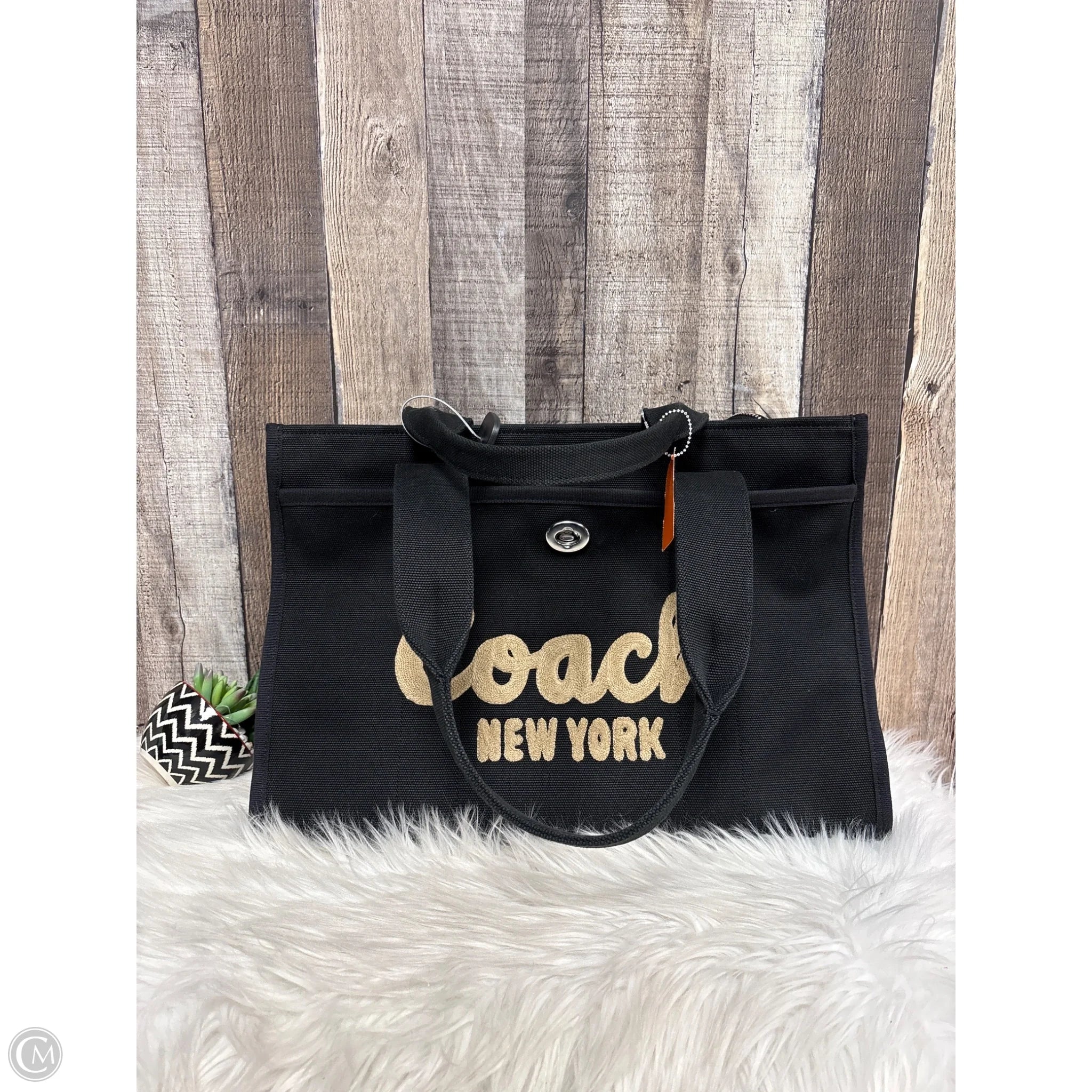 Tote Designer By Coach, Size: Large