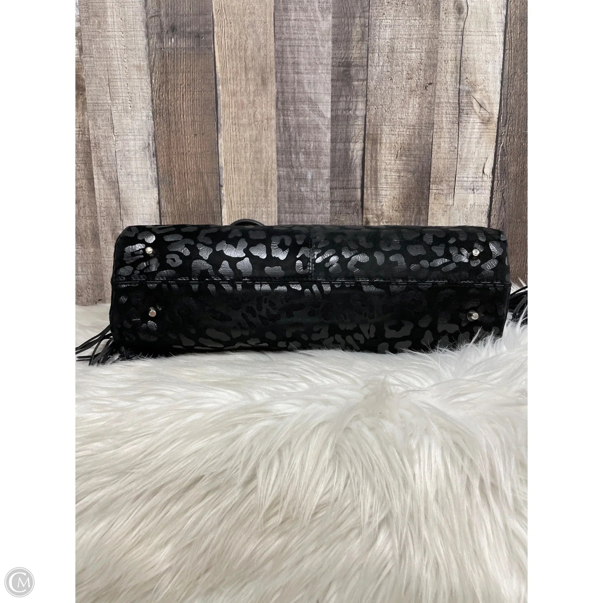 Handbag Leather By Cme, Size: Medium