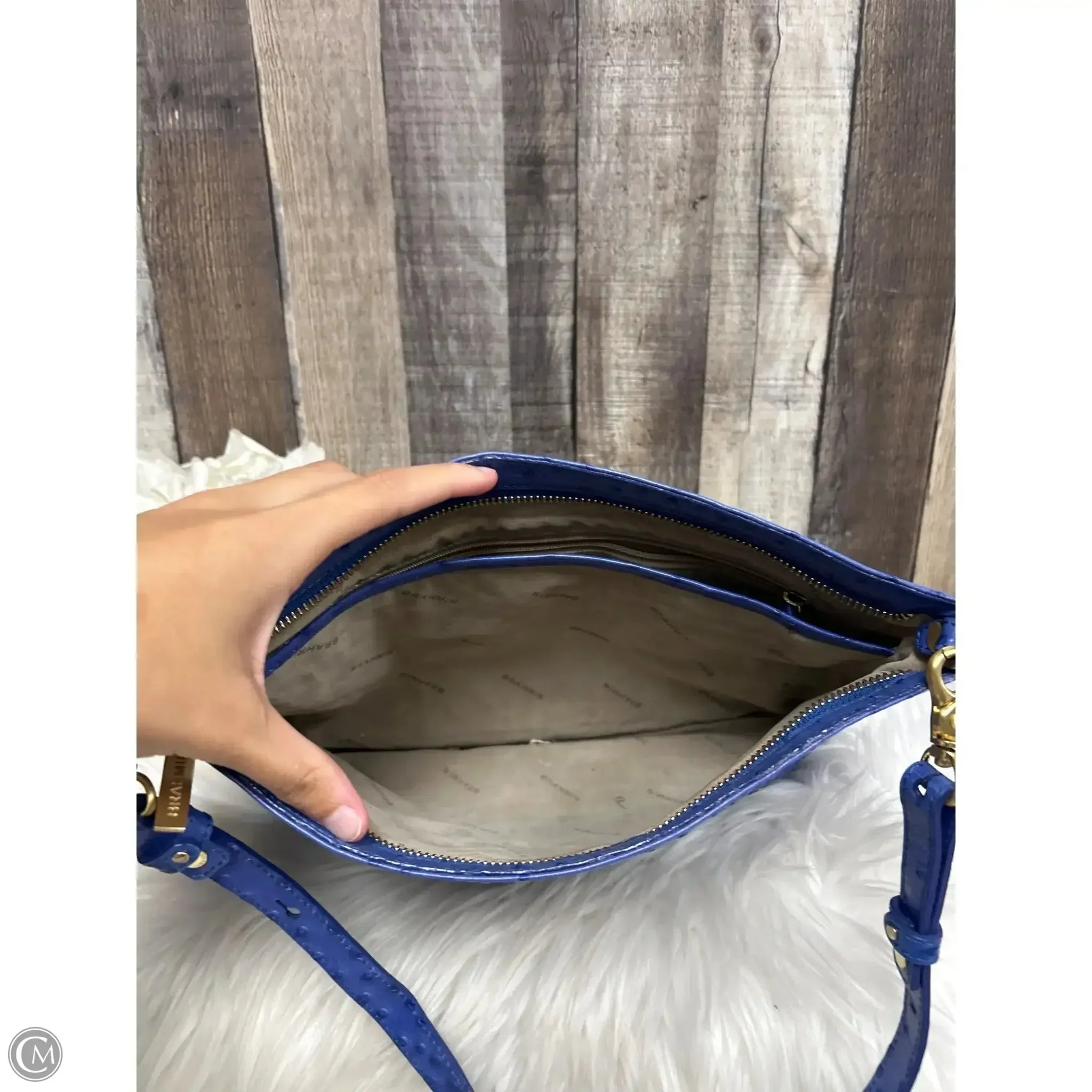 Crossbody Designer By Brahmin, Size: Large