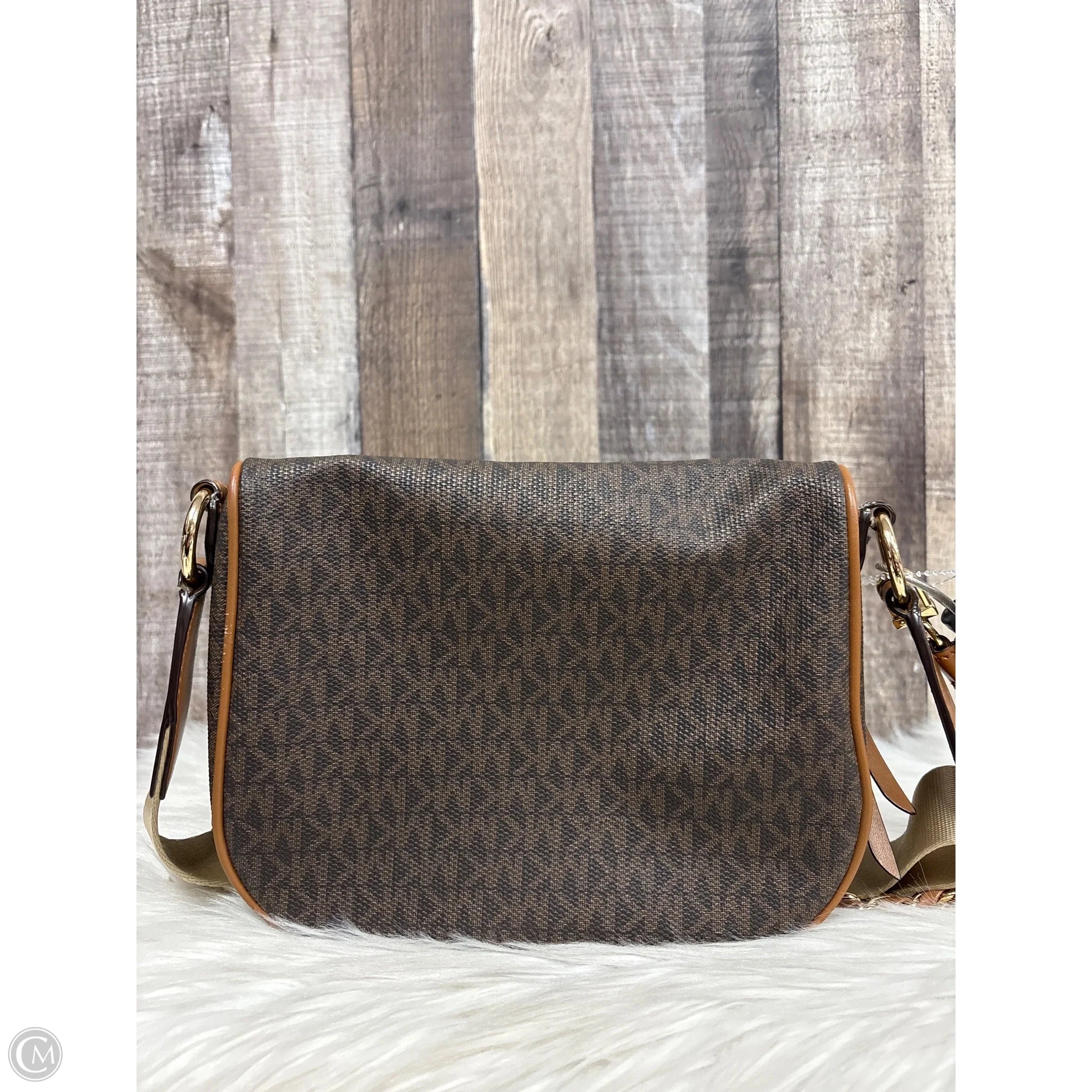 Crossbody Designer By Michael Kors, Size: Medium