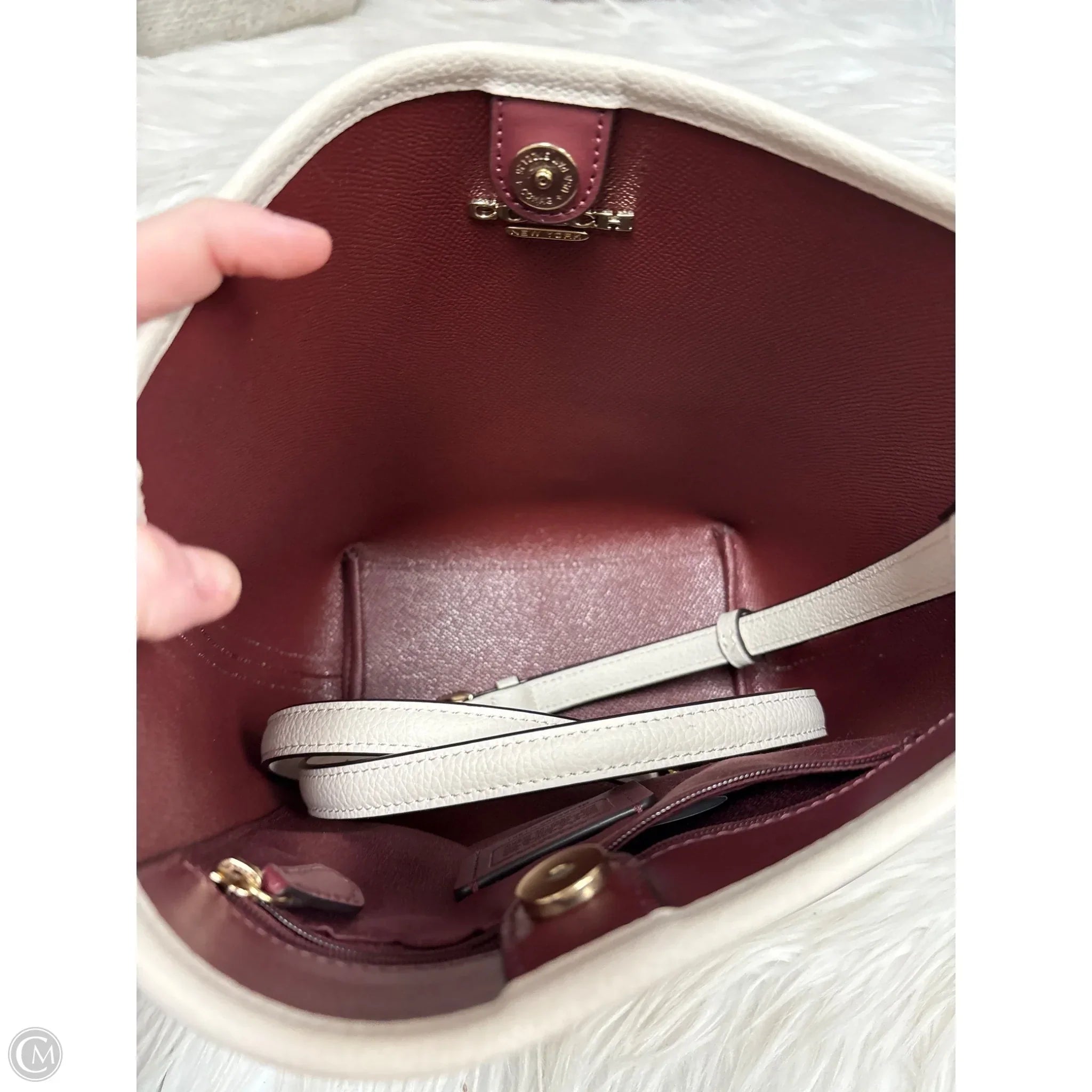 Handbag Designer By Coach, Size: Medium