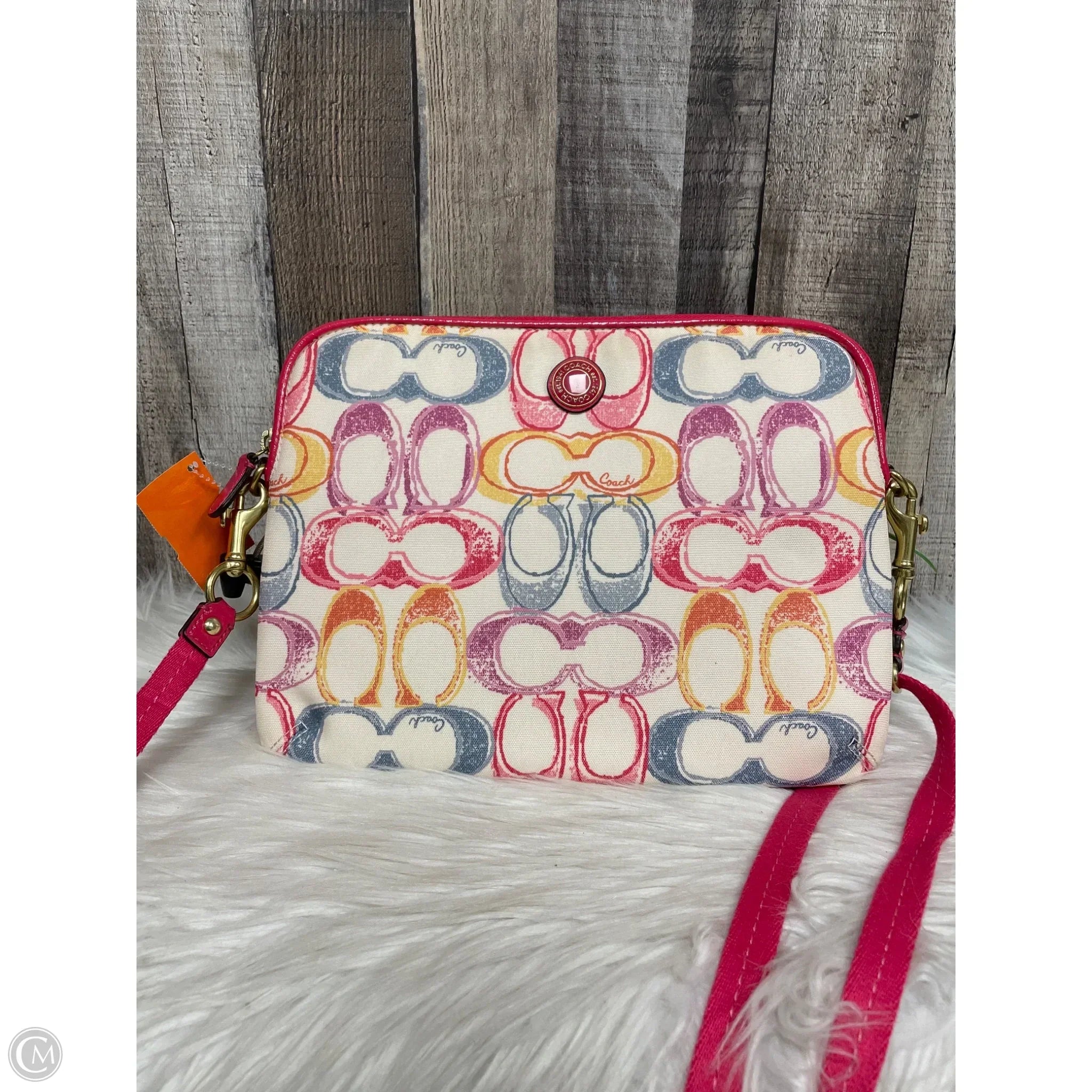 Crossbody Designer By Coach, Size: Medium