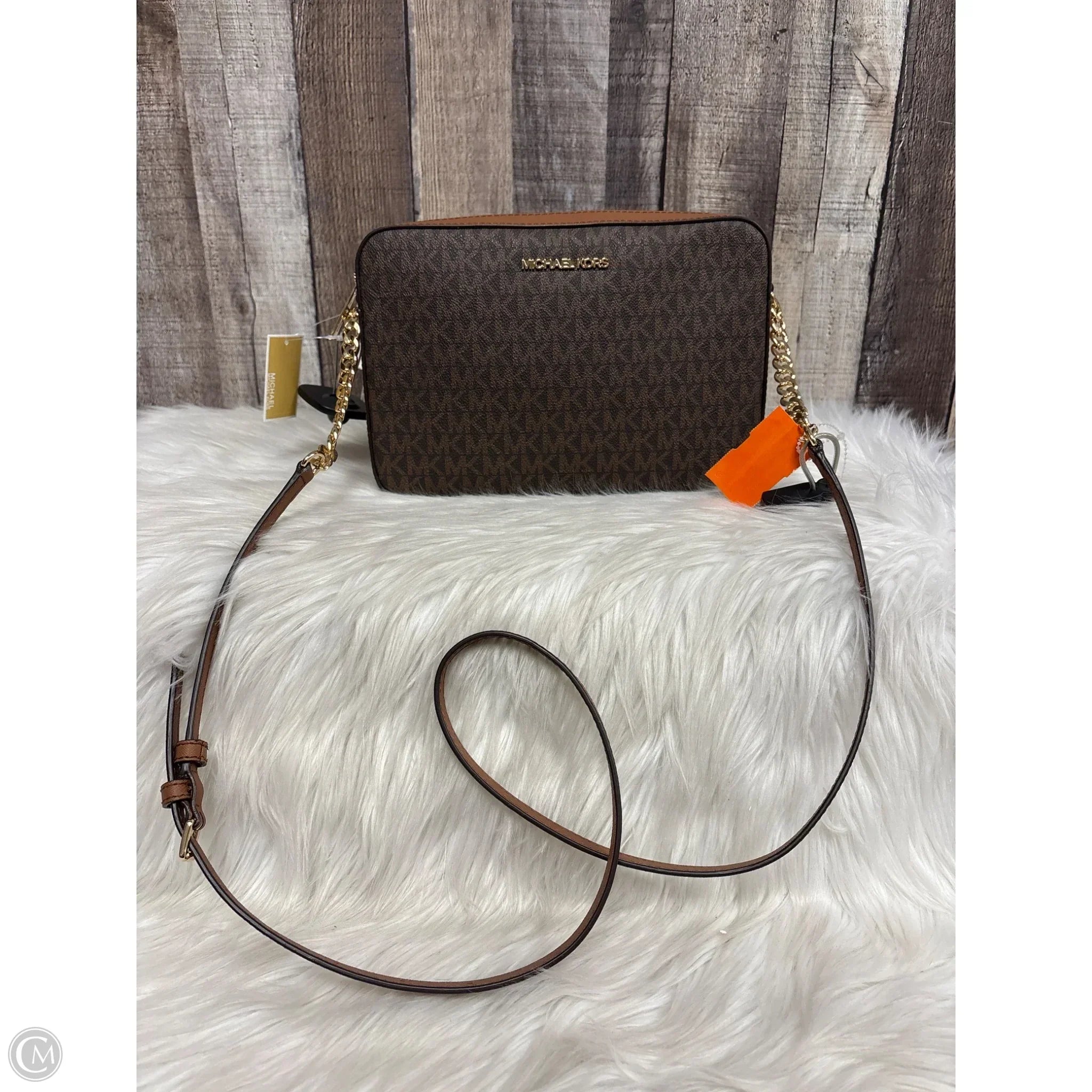 Crossbody Designer By Michael Kors, Size: Medium