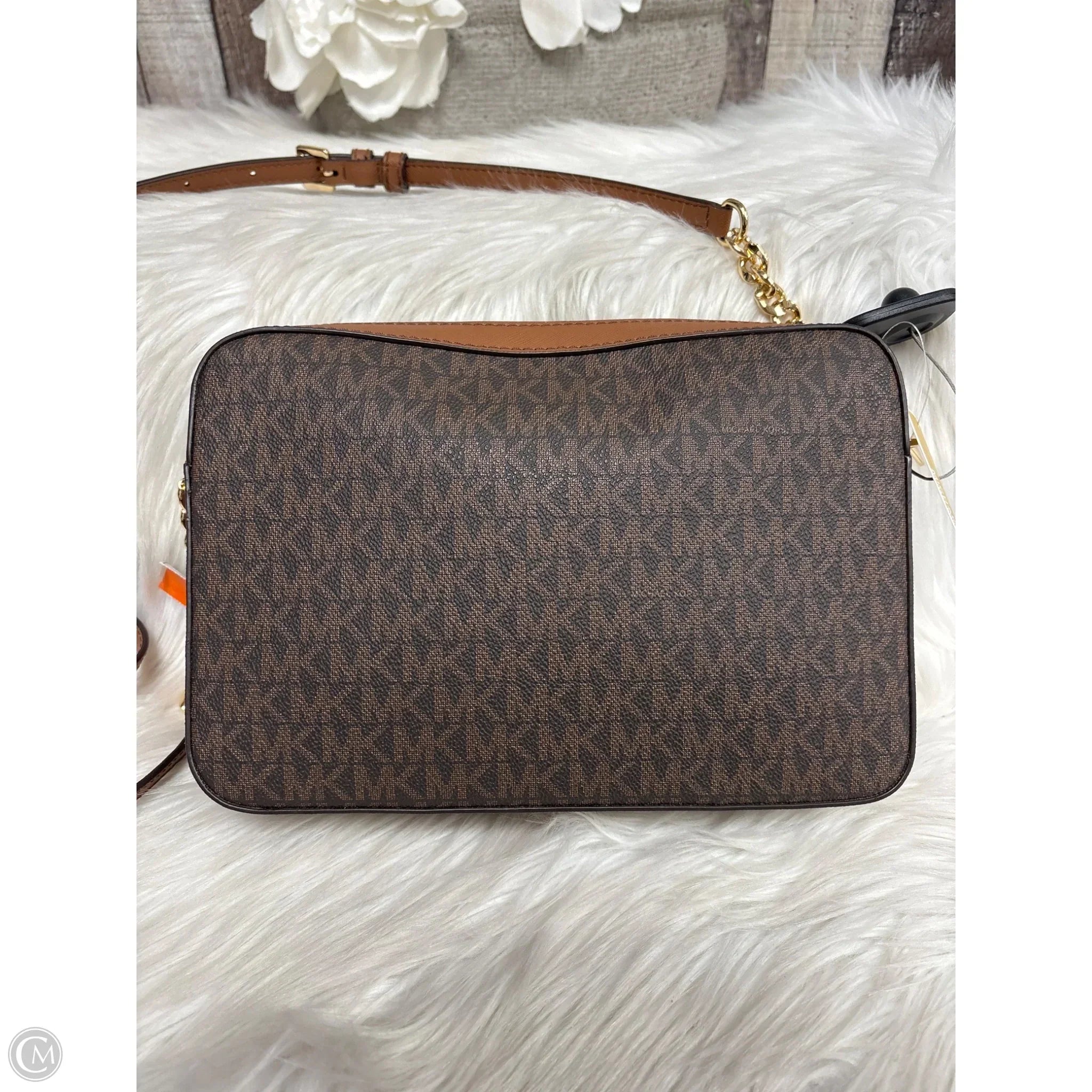 Crossbody Designer By Michael Kors, Size: Medium