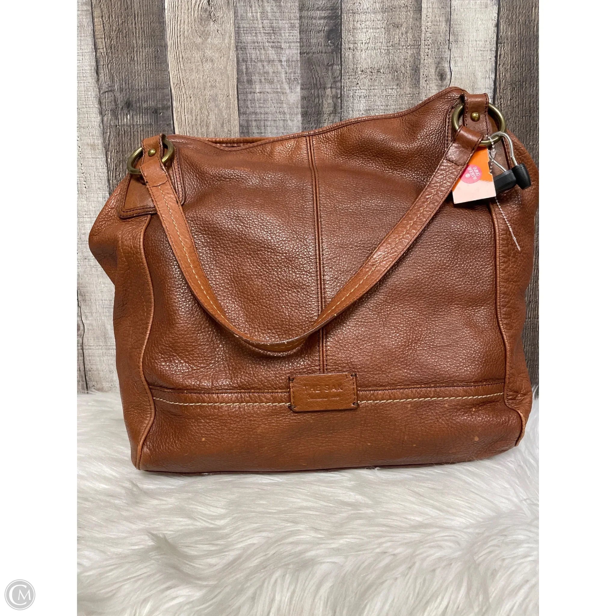 Handbag Leather By The Sak, Size: Large